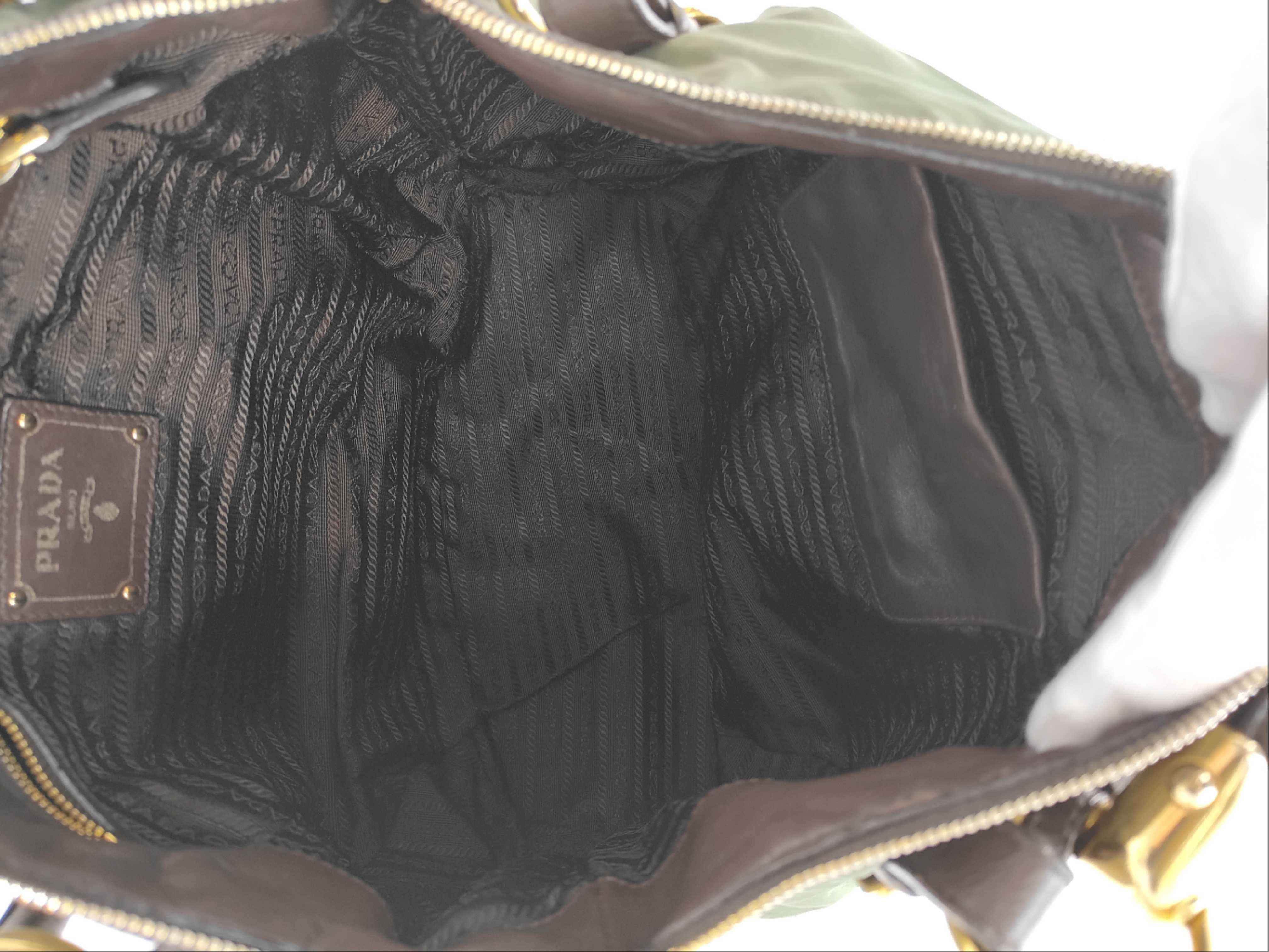 Pocono Nylon Shoulder Bag Khaki Handbag — view 11