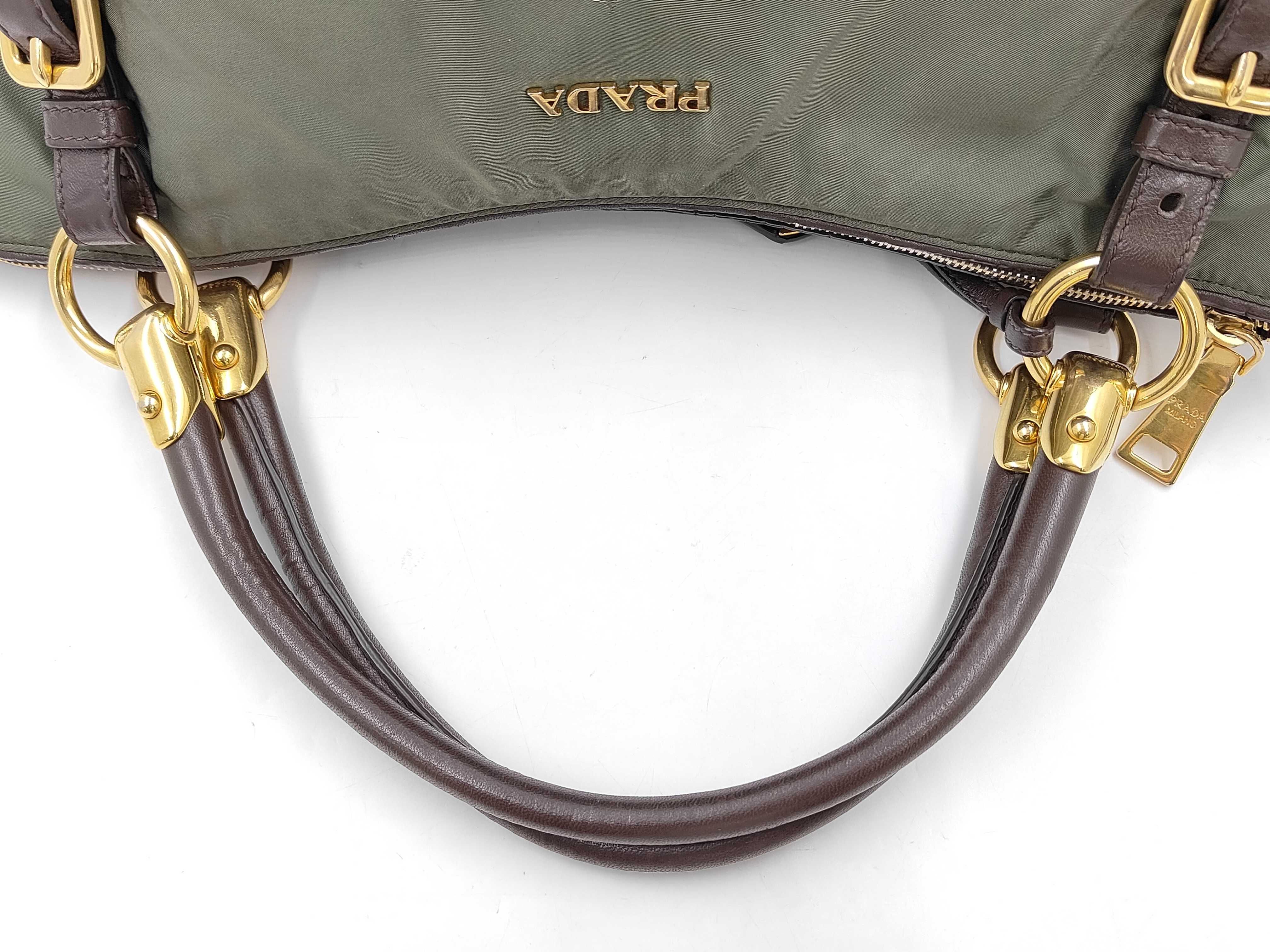 Pocono Nylon Shoulder Bag Khaki Handbag — view 3