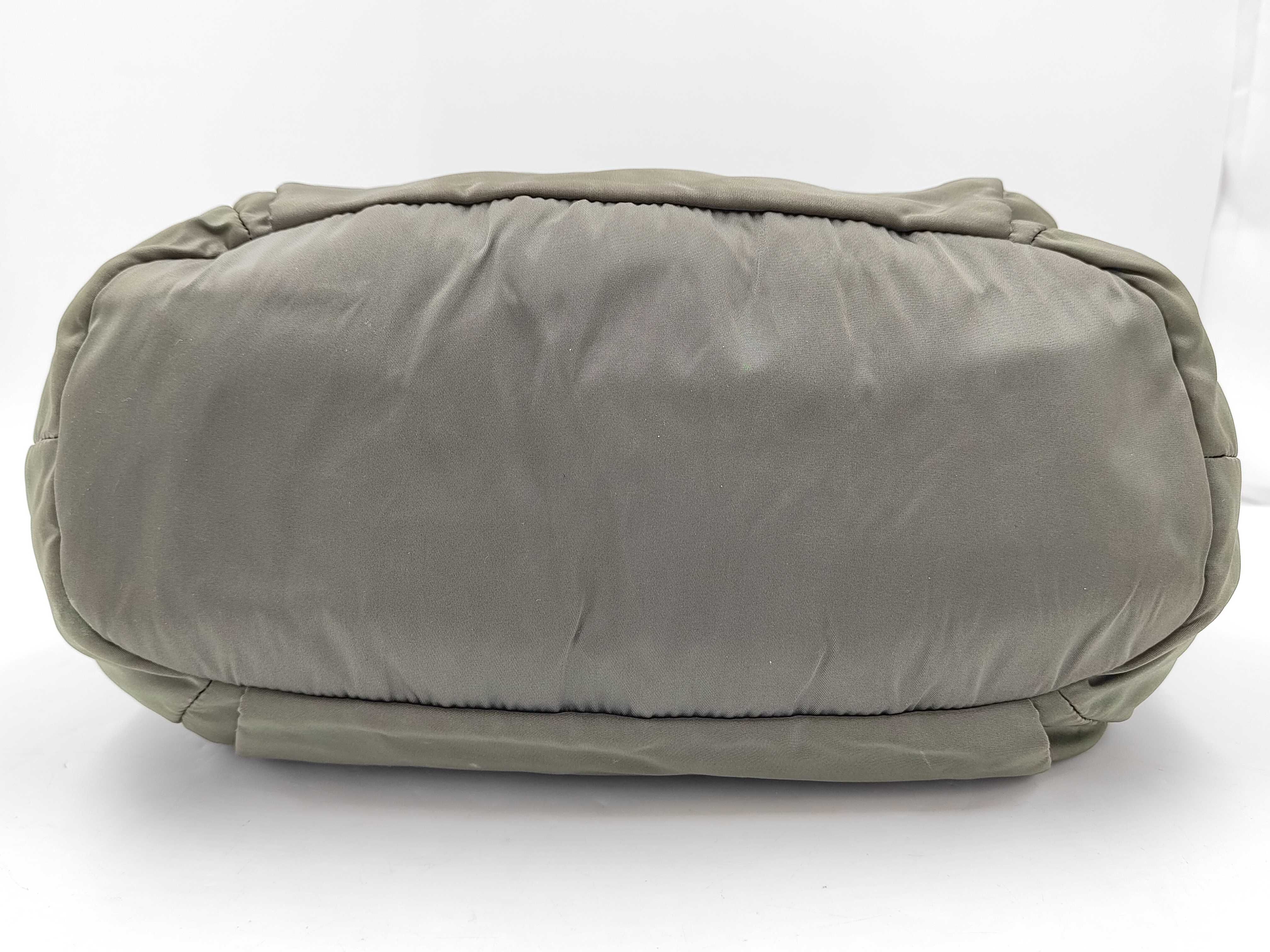 Pocono Nylon Shoulder Bag Khaki Handbag — view 9