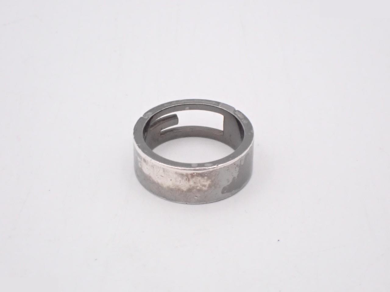 SV925 G-ring, 8.3g, stamped #17, actual size #16 — view 2