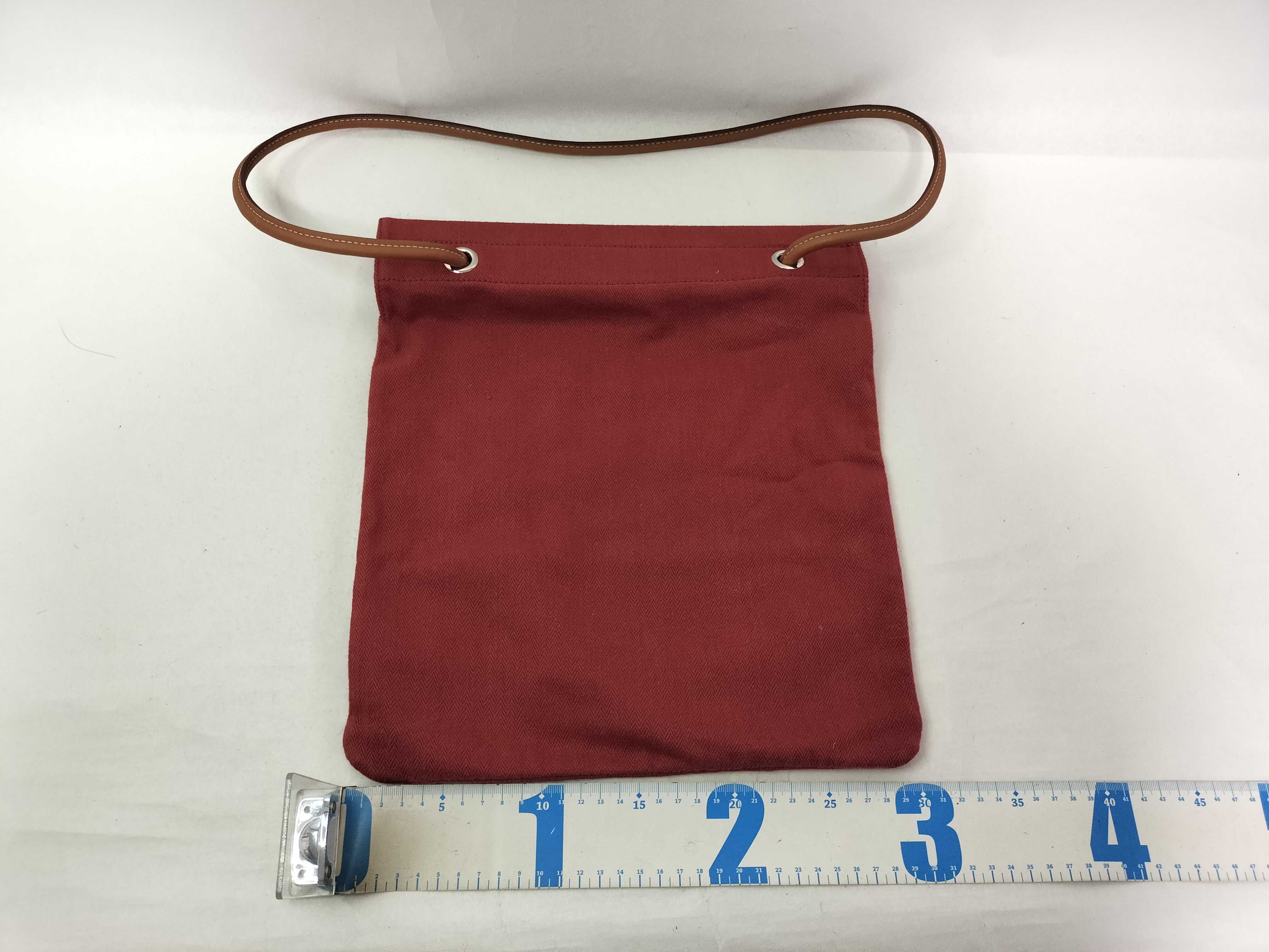 Aline Toile Chevron Bordeaux Silver Hardware K Shoulder Bag Red Shoulder Bag — view 2