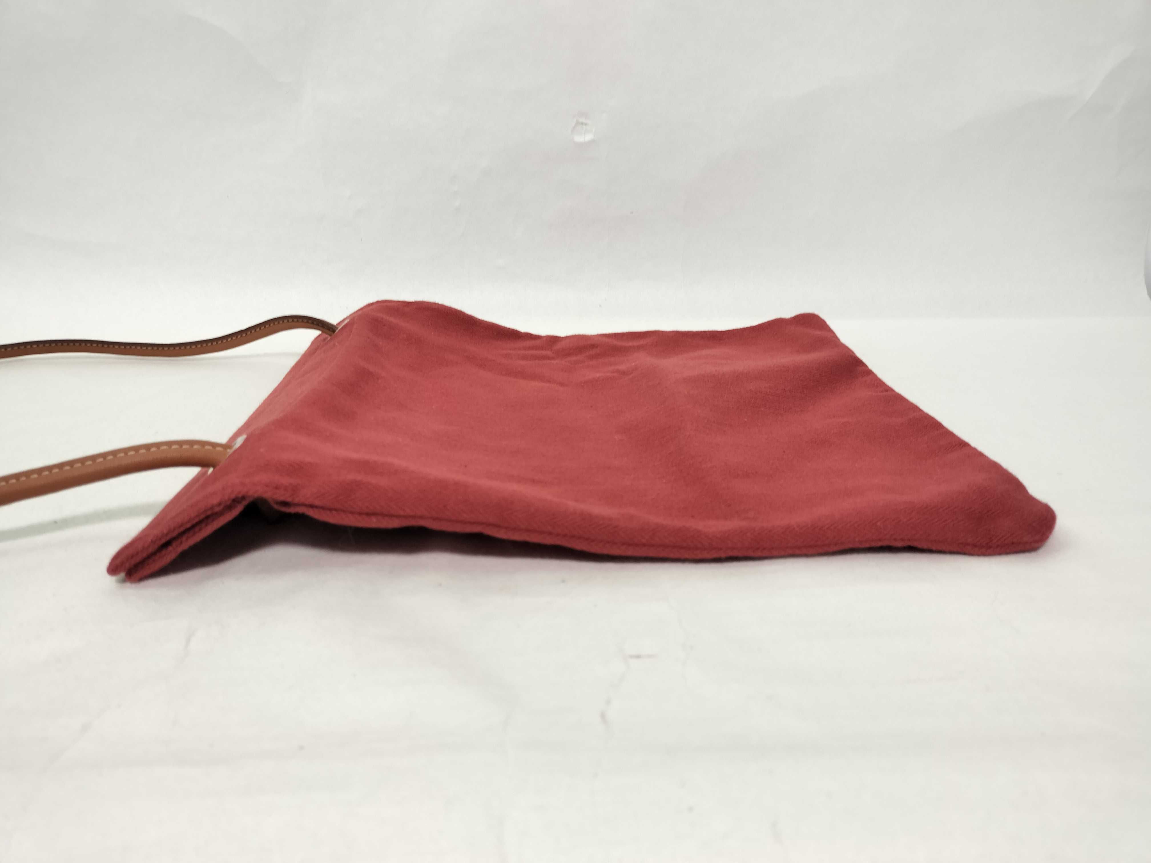 Aline Toile Chevron Bordeaux Silver Hardware K Shoulder Bag Red Shoulder Bag — view 7