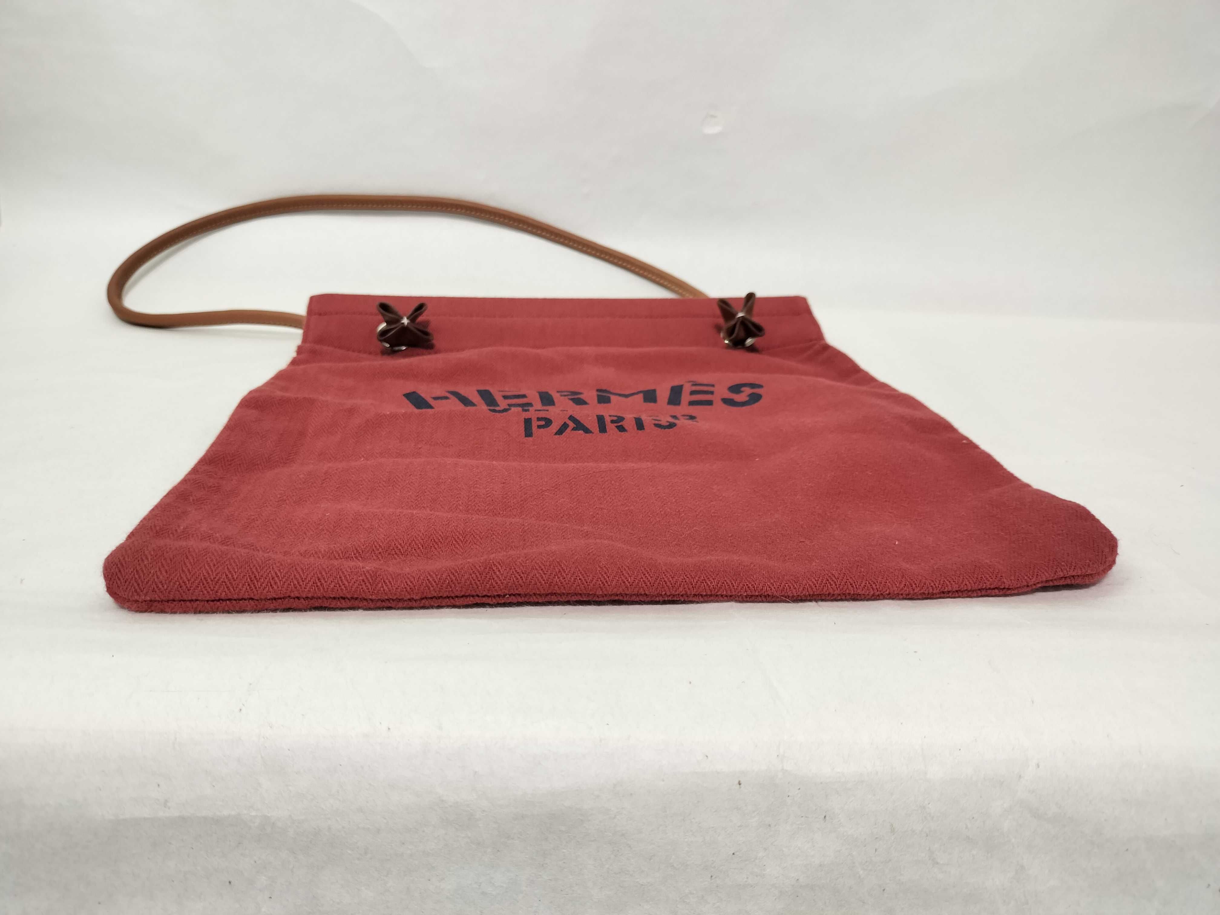 Aline Toile Chevron Bordeaux Silver Hardware K Shoulder Bag Red Shoulder Bag — view 8
