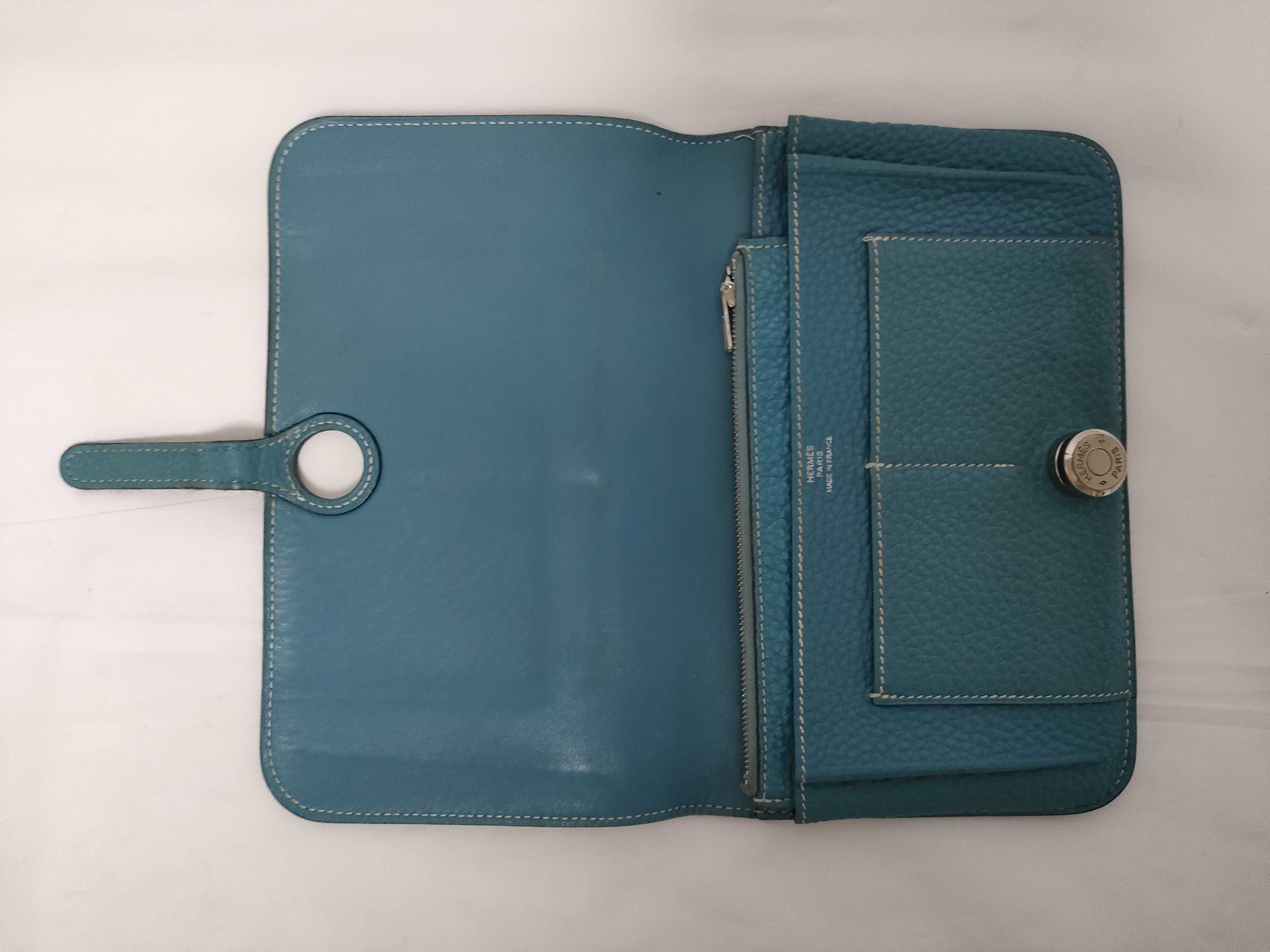 Dogon J GM Long Wallet Blue — view 8