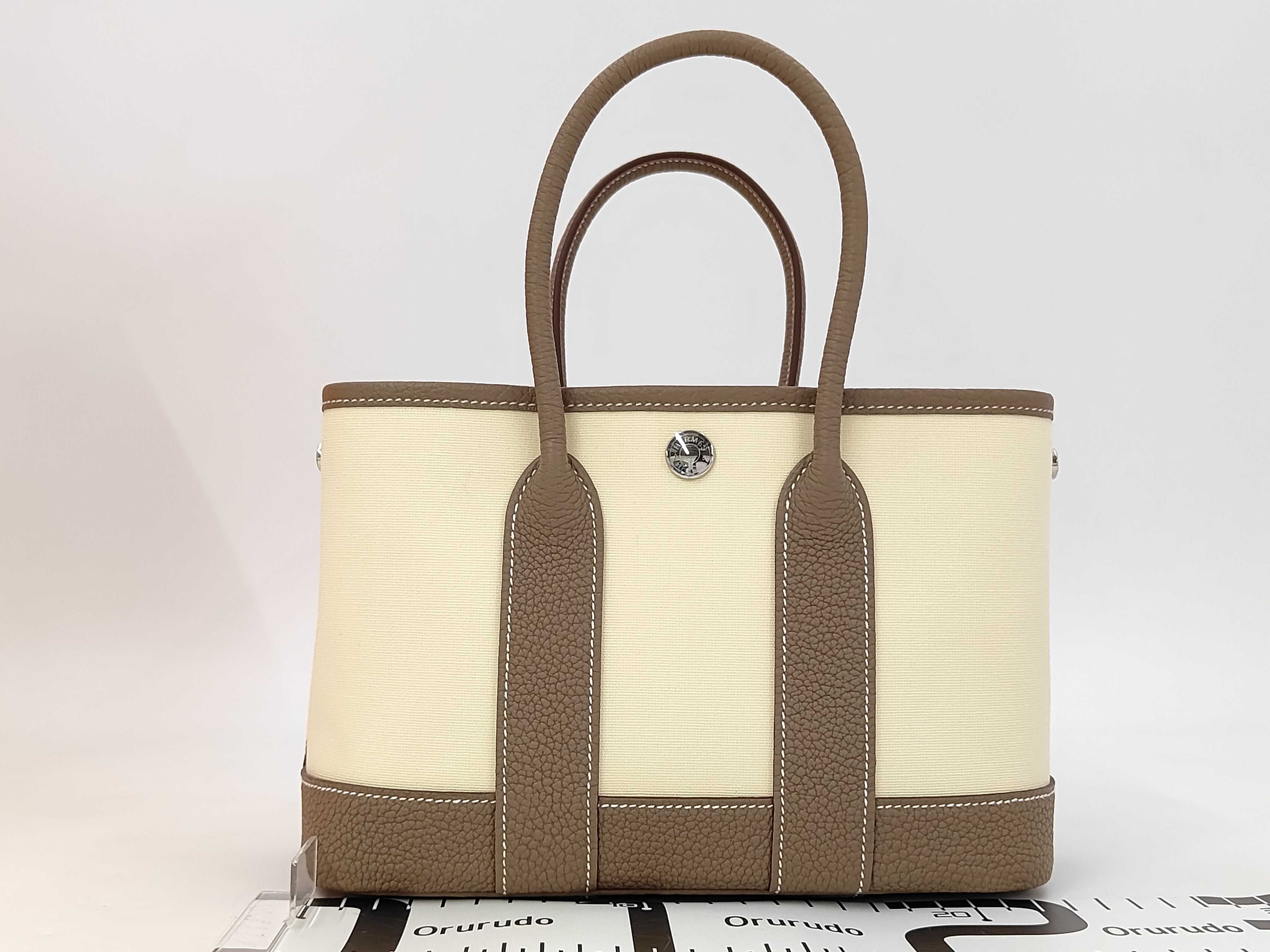 Neo Garden 23 Etoupe/Vanilla x Toile Officier/Negonda x Silver Hardware x G Stamp Handbag — view 2