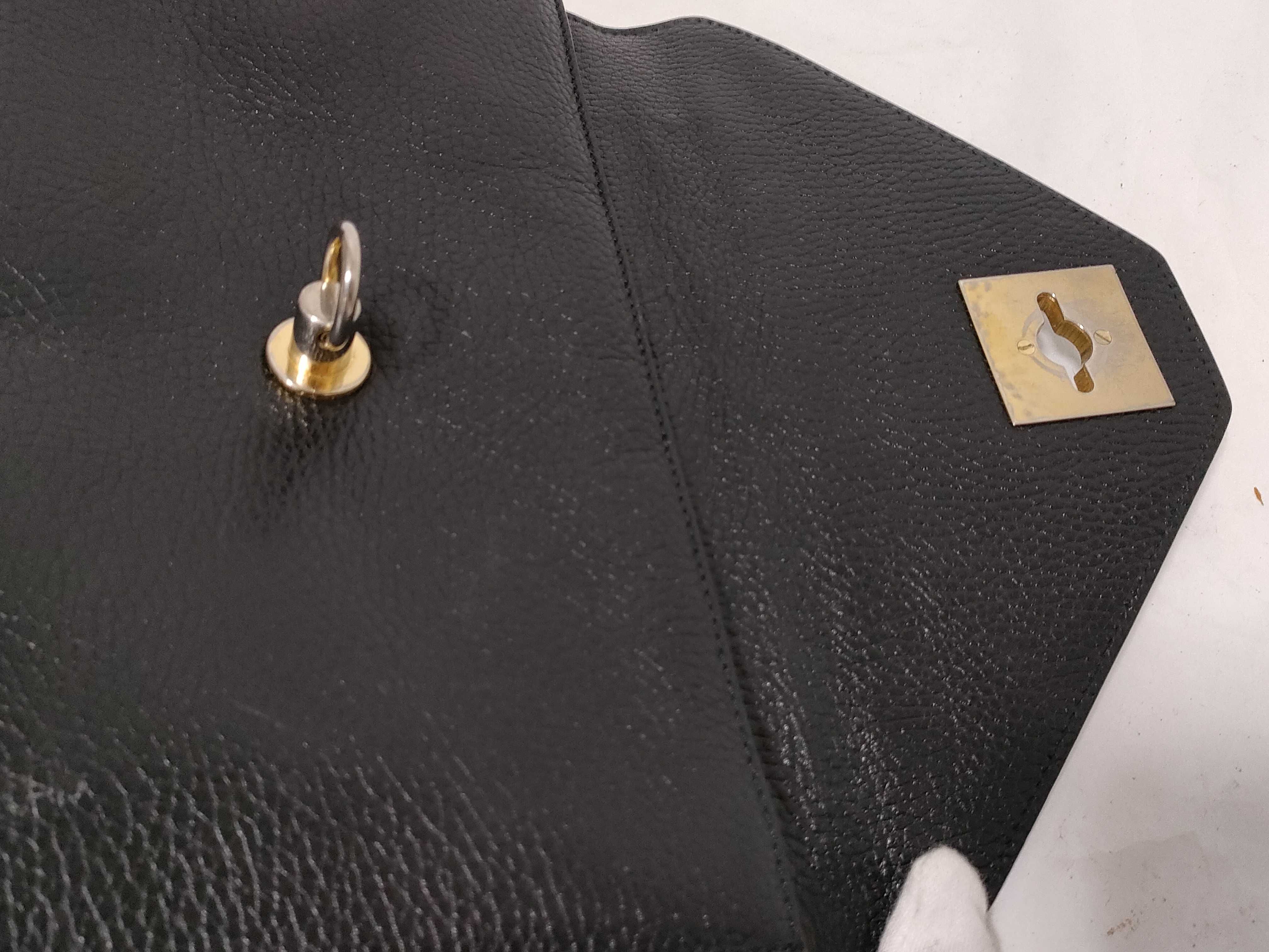 Leather Hardware Clutch Bag — view 7