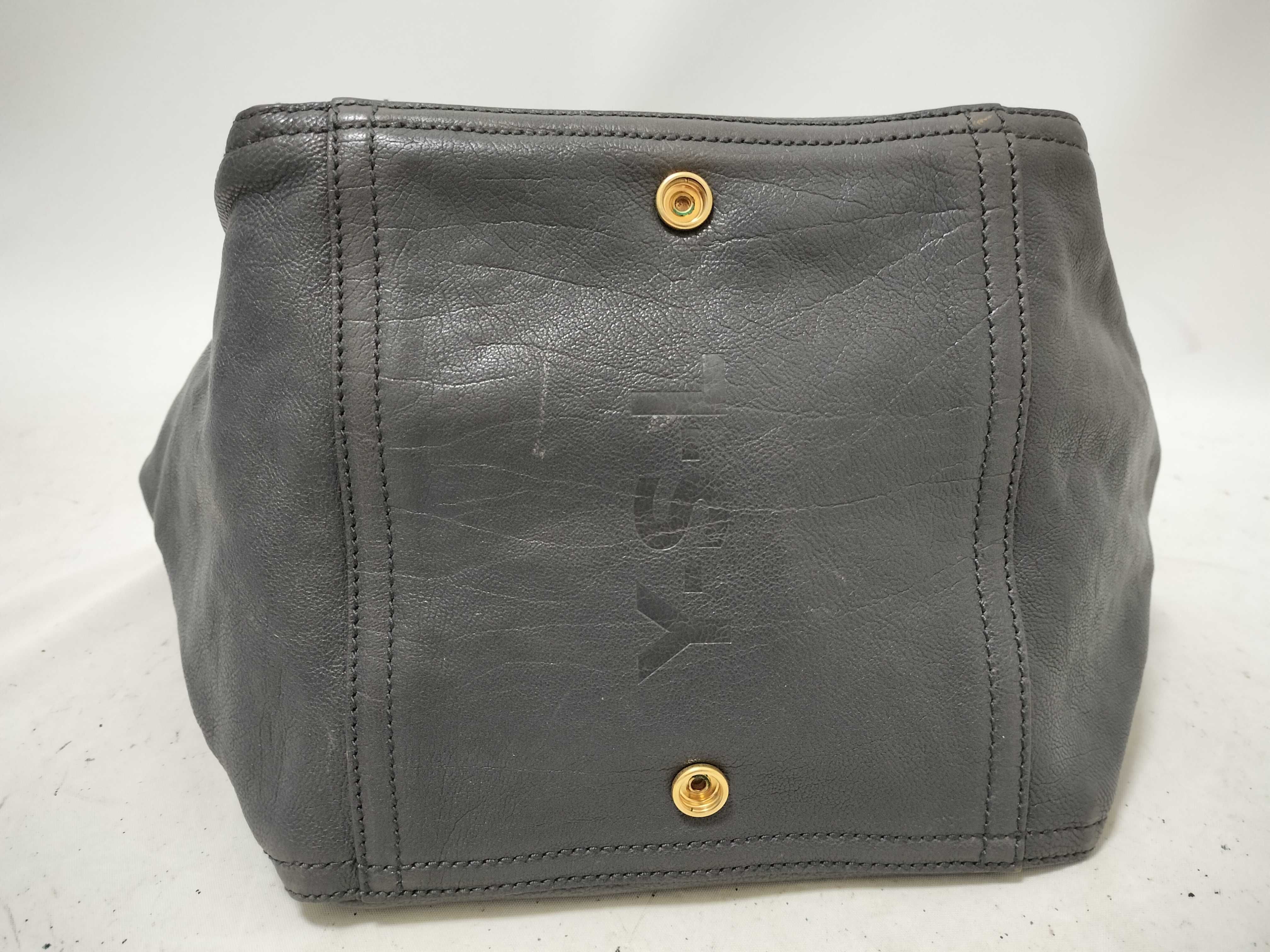 Down Handbag, Gray Tote Bag — view 8