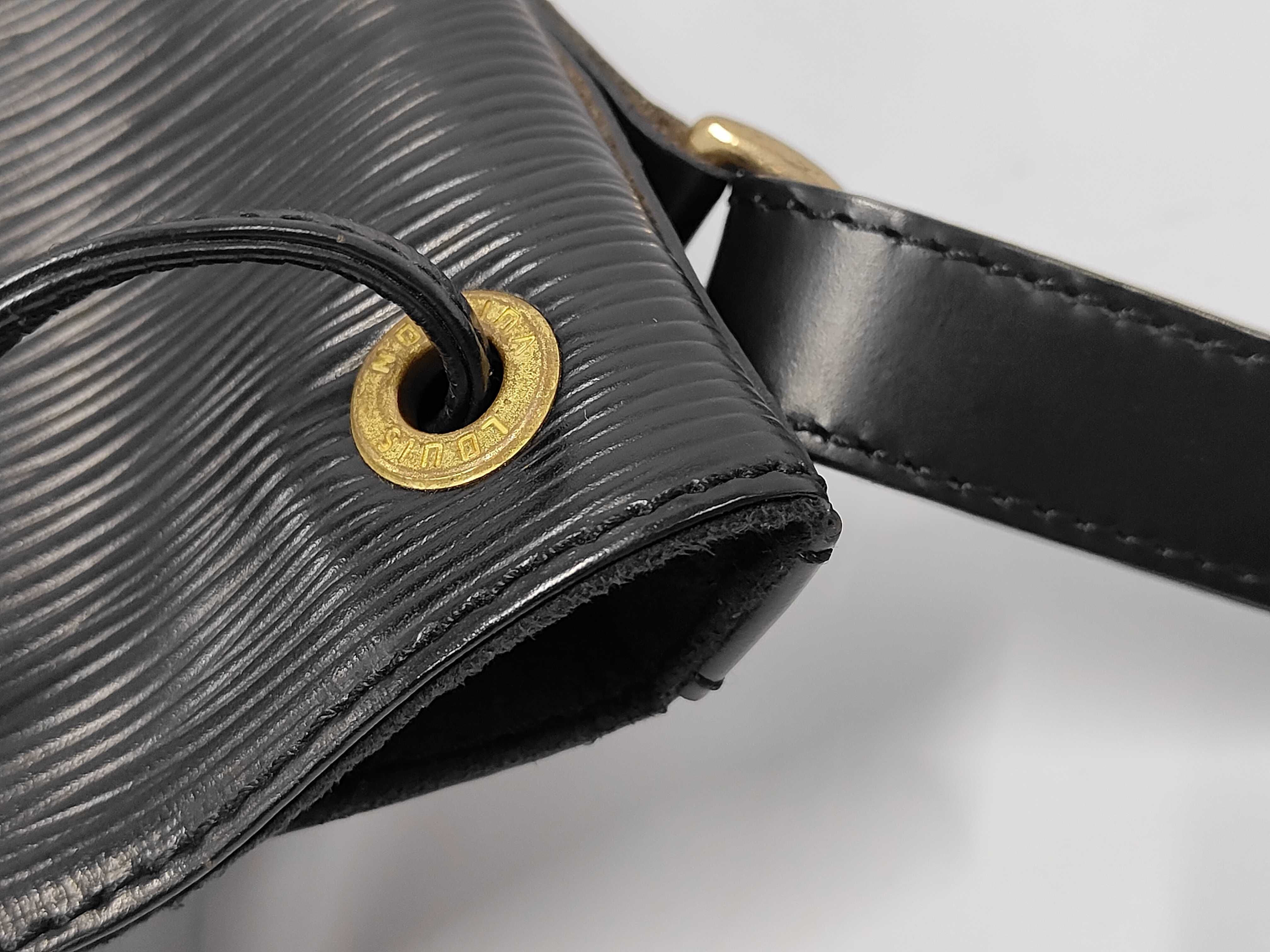 Noe Epi Shoulder Bag, Black — view 7