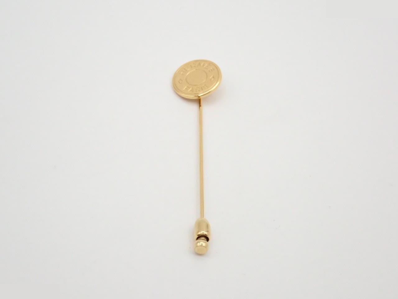 Serie pin brooch gold hardware