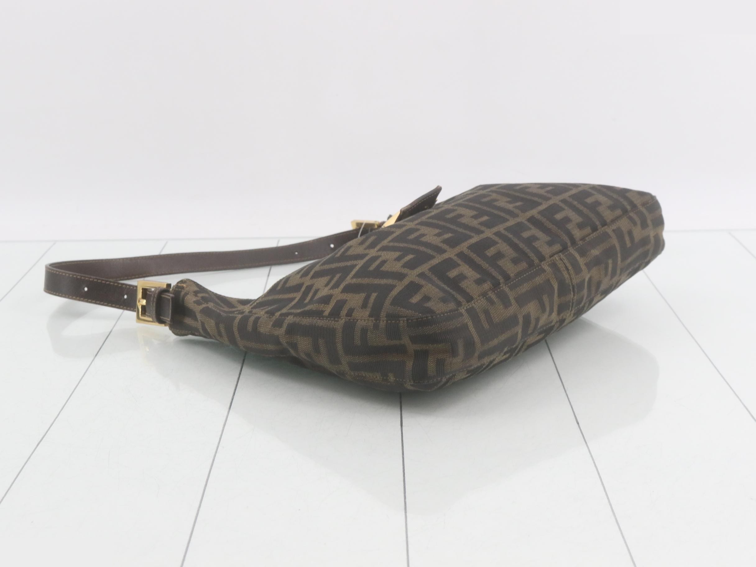 ZUCCA Bucket Hobo, Brown, Gold Hardware, 28 x 18 x 4 cm — view 5