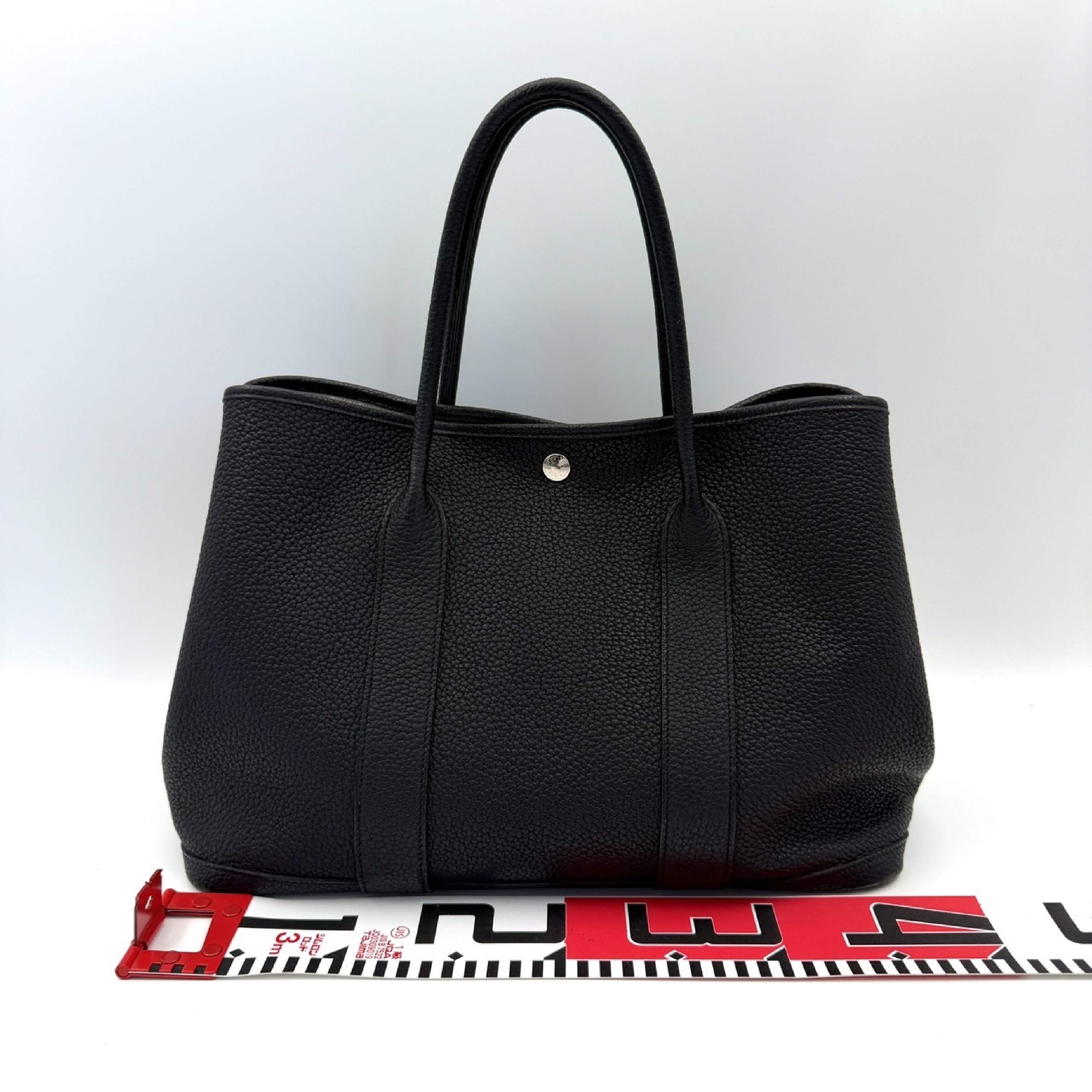 Garden Party PM Negonda Black C Stamp Tote Bag — view 2