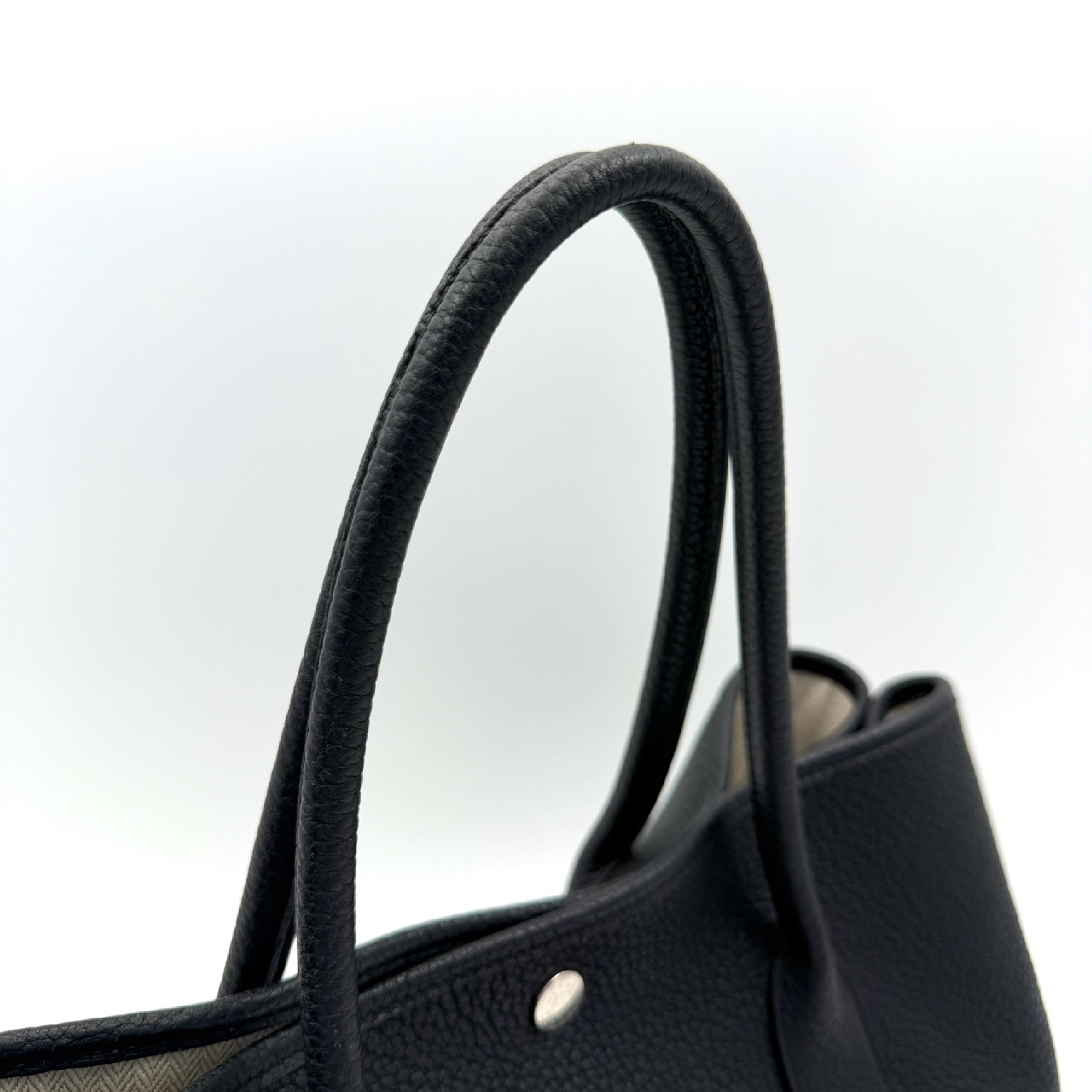 Garden Party PM Negonda Black C Stamp Tote Bag — view 5