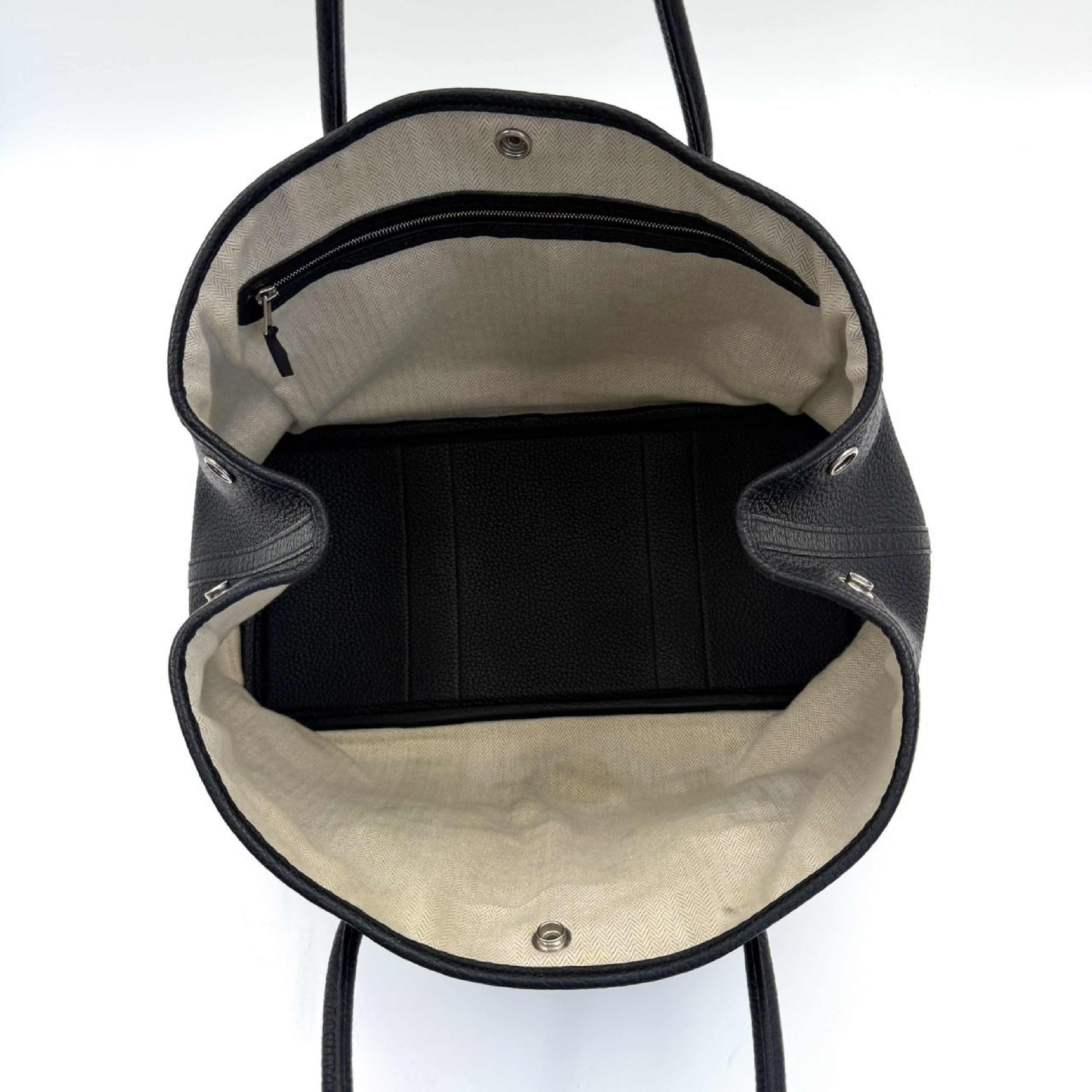 Garden Party PM Negonda Black C Stamp Tote Bag — view 6