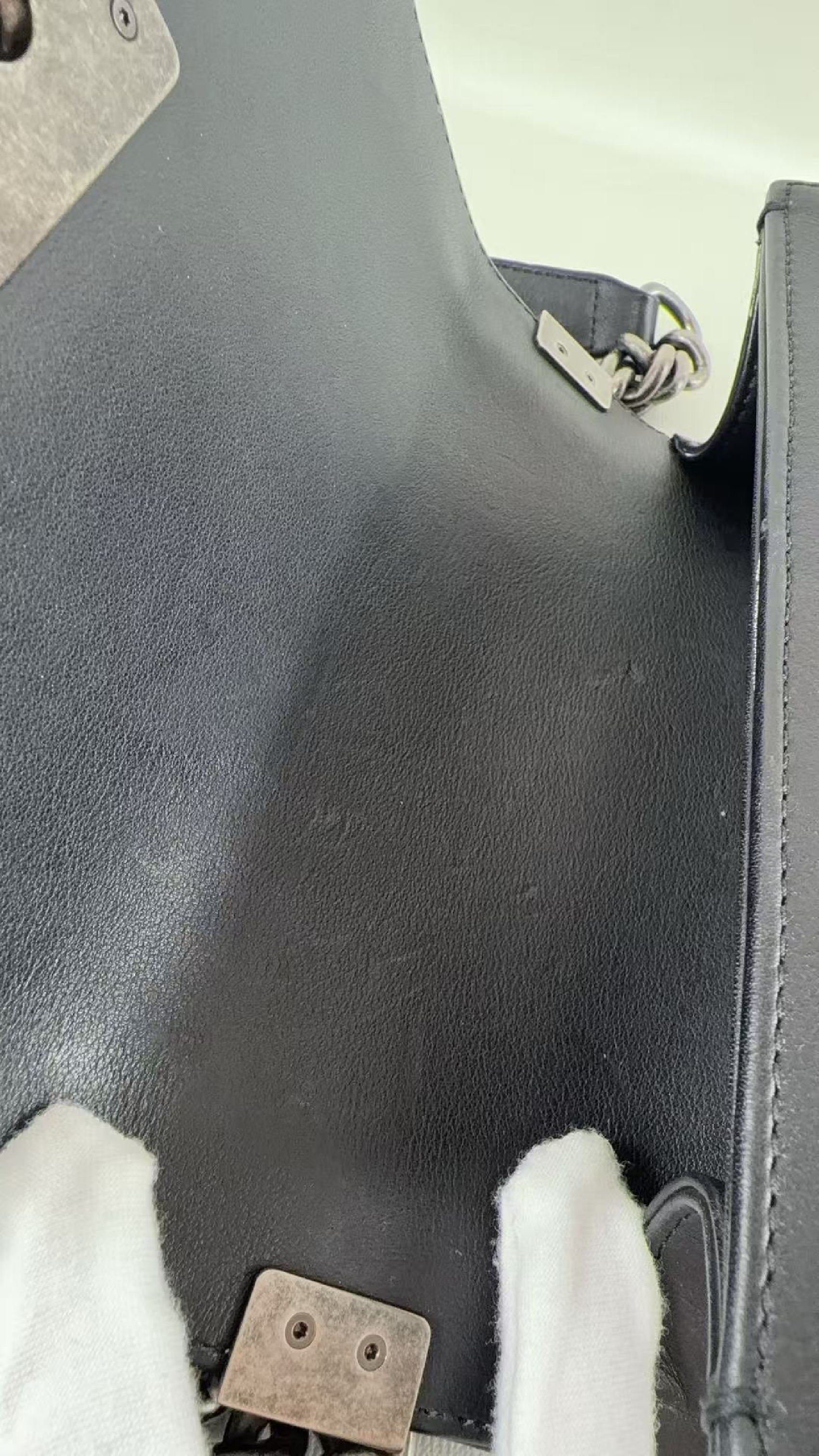 Black Boy Braided Shoulder Bag, Approx. W20cm, Serial Number [Includes dust bag, authenticity card, and seal] Vintage Silver Hardware 26224164 Shoulder Bag — view 15