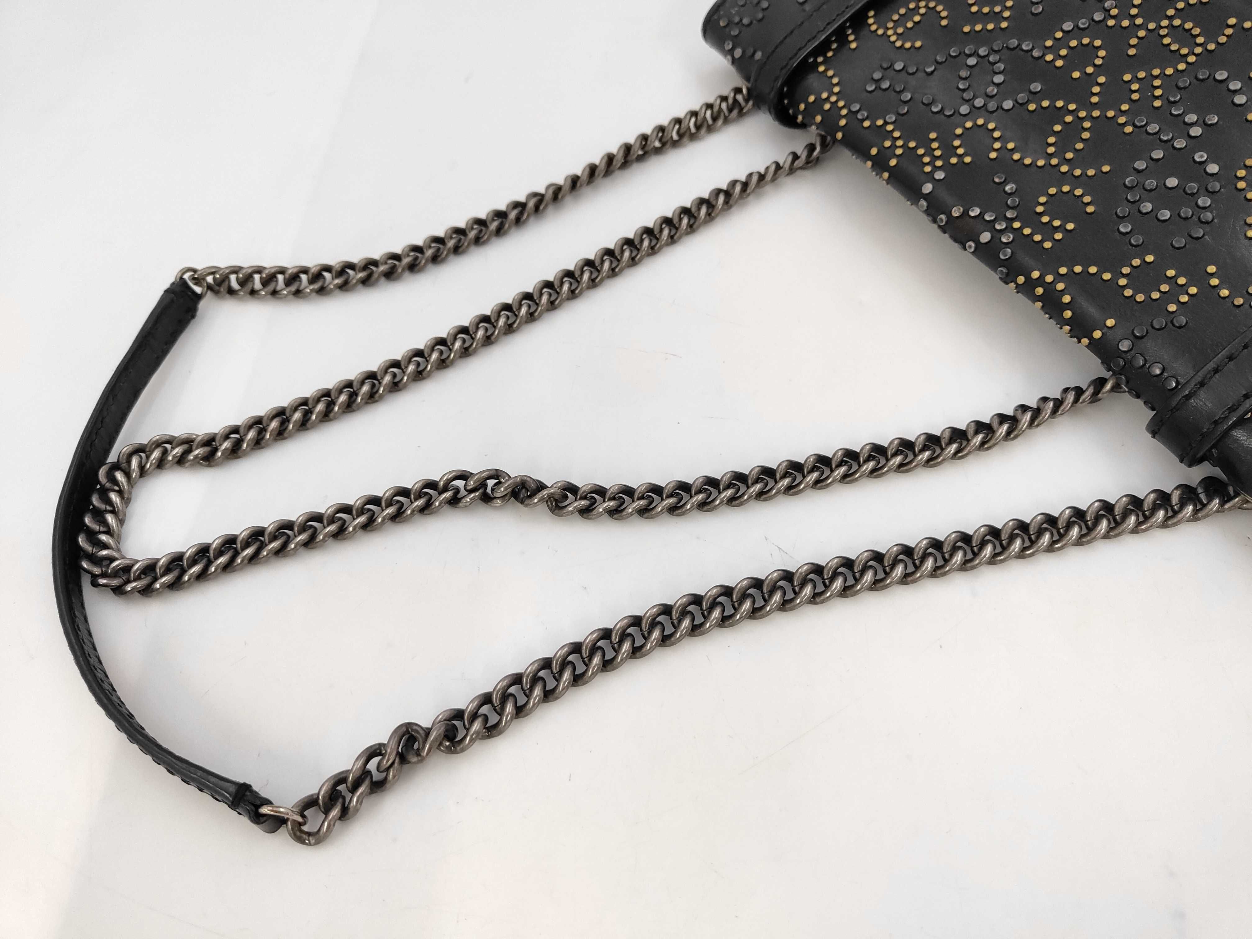 Paris-Dallas Leather Studded Shoulder Bag (Serial Number 19) — view 3