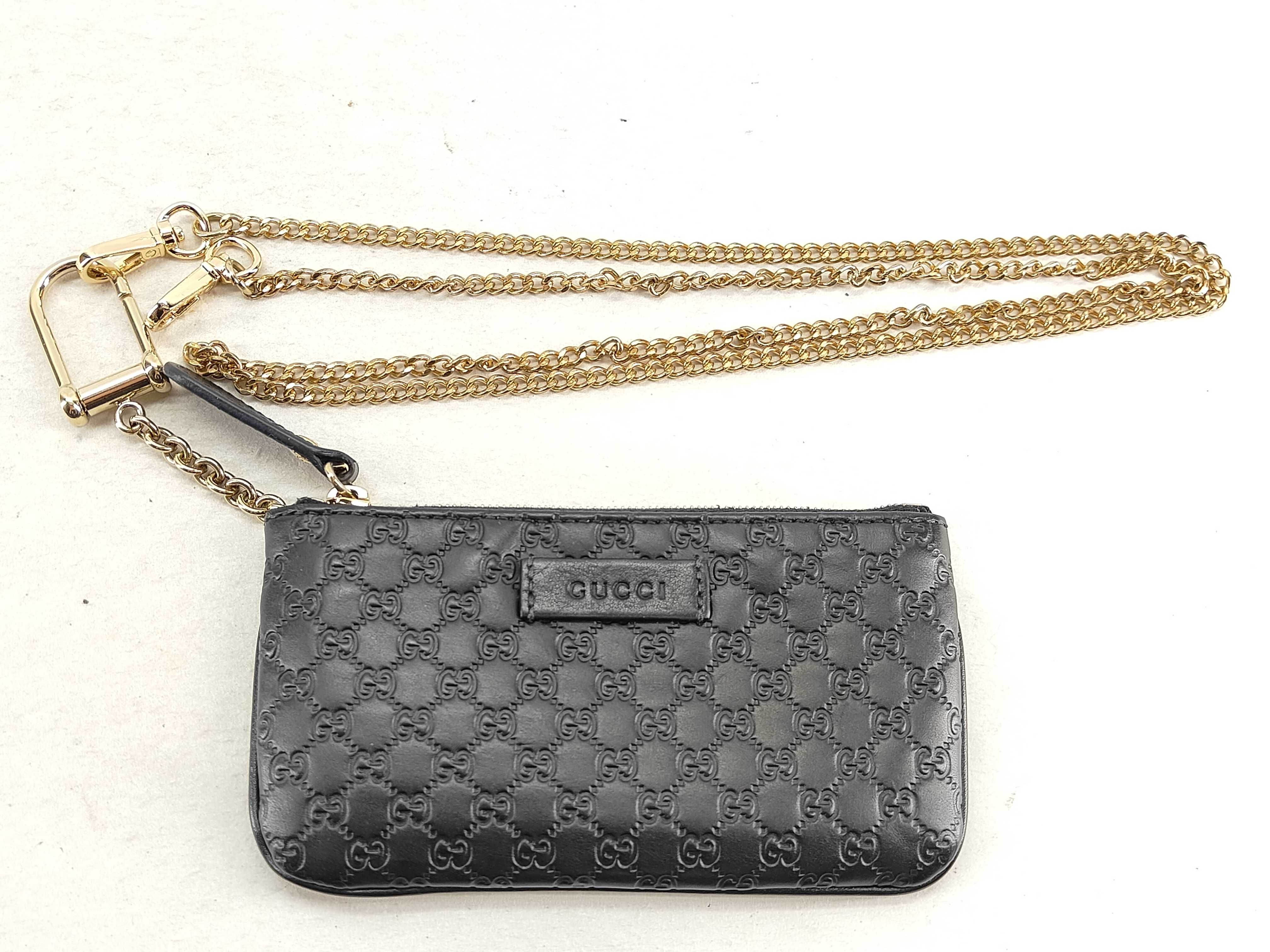 Microguccissima Chain Pouch Crossbody Bag Coin Case