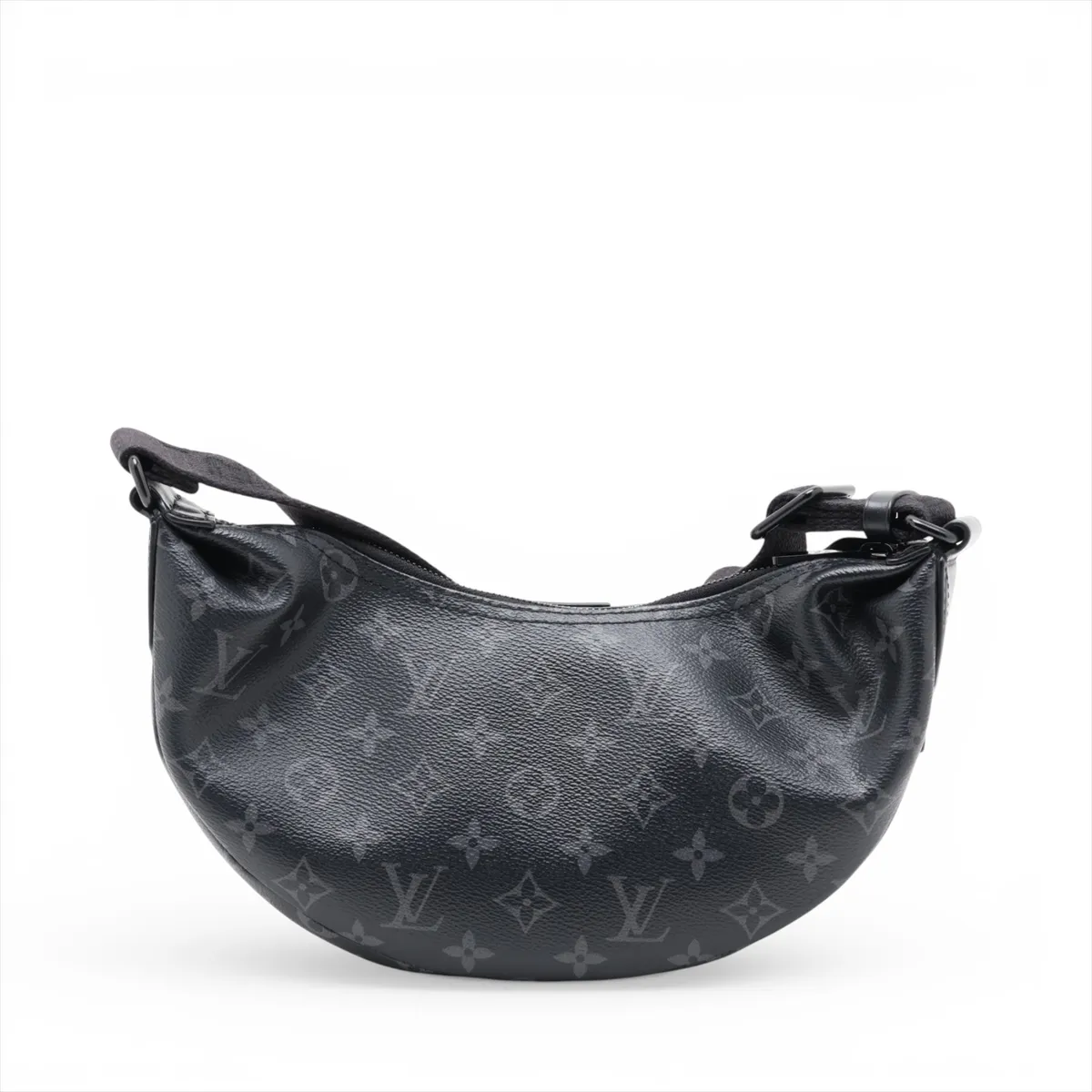 Monogram Eclipse Hammock Bag PM M47158 Black (RFID detected) — view 2