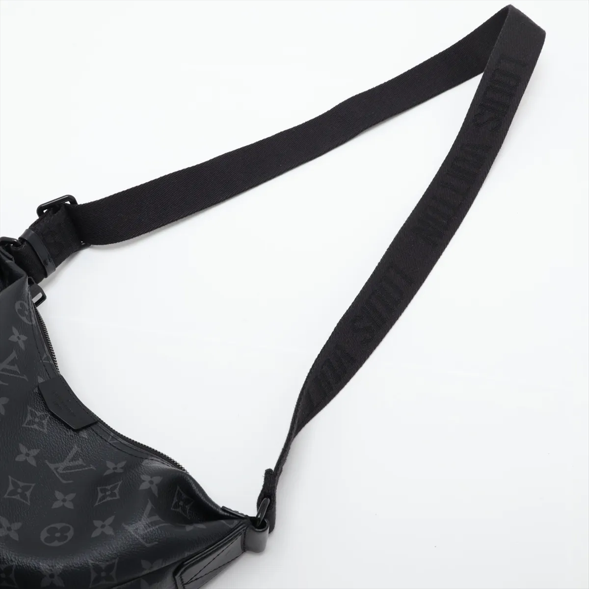 Monogram Eclipse Hammock Bag PM M47158 Black (RFID detected) — view 5