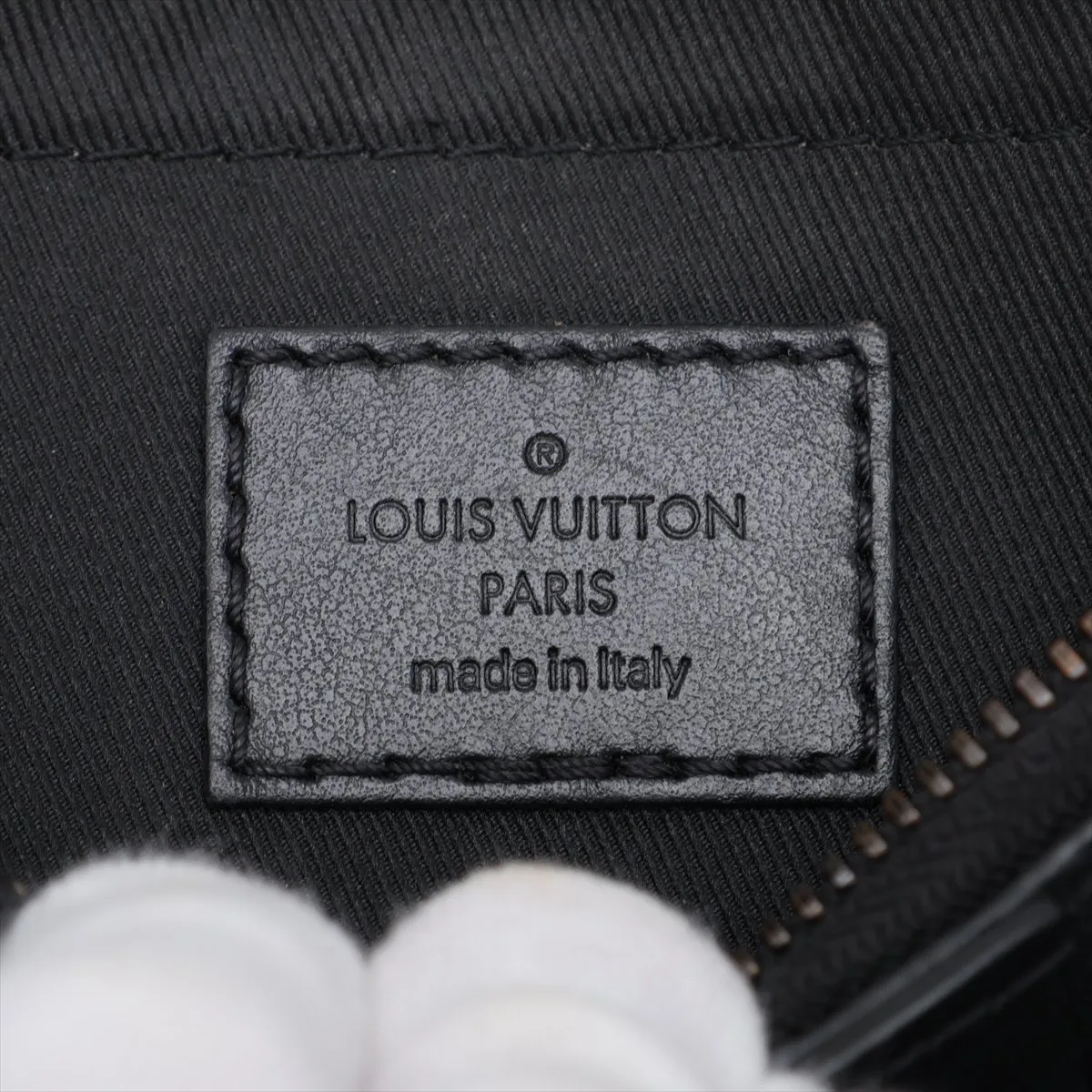 Monogram Eclipse Hammock Bag PM M47158 Black (RFID detected) — view 8