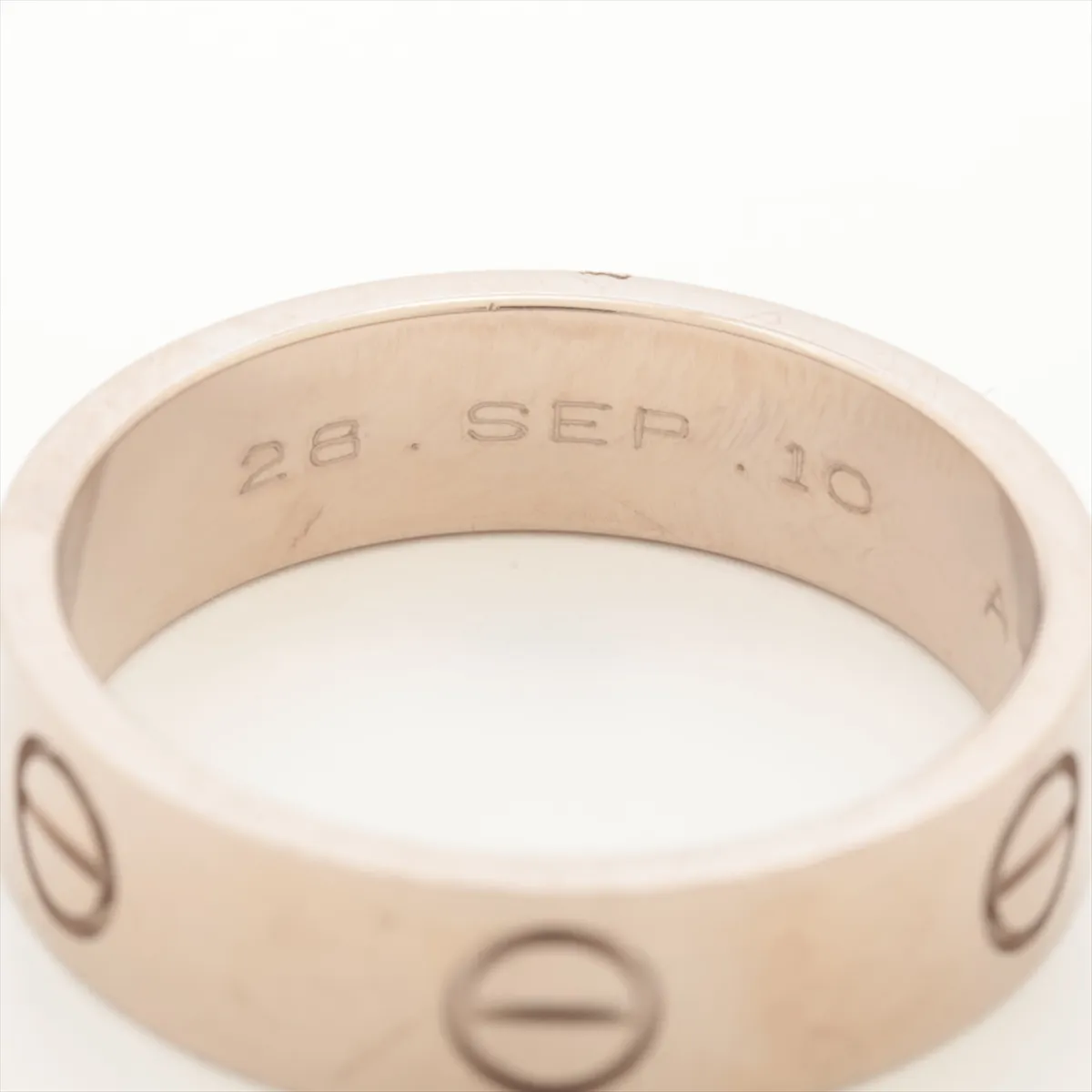 Love Ring 750 (WG) 6.8g Size 57 Name JD7578 — view 4