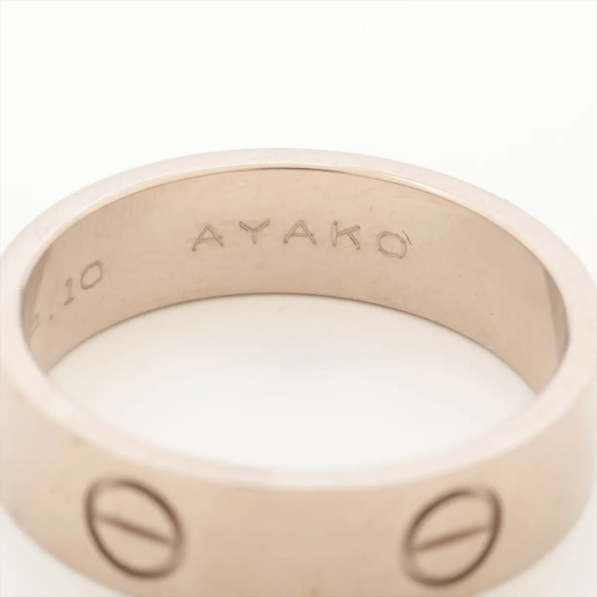 Love Ring 750 (WG) 6.8g Size 57 Name JD7578 — view 5