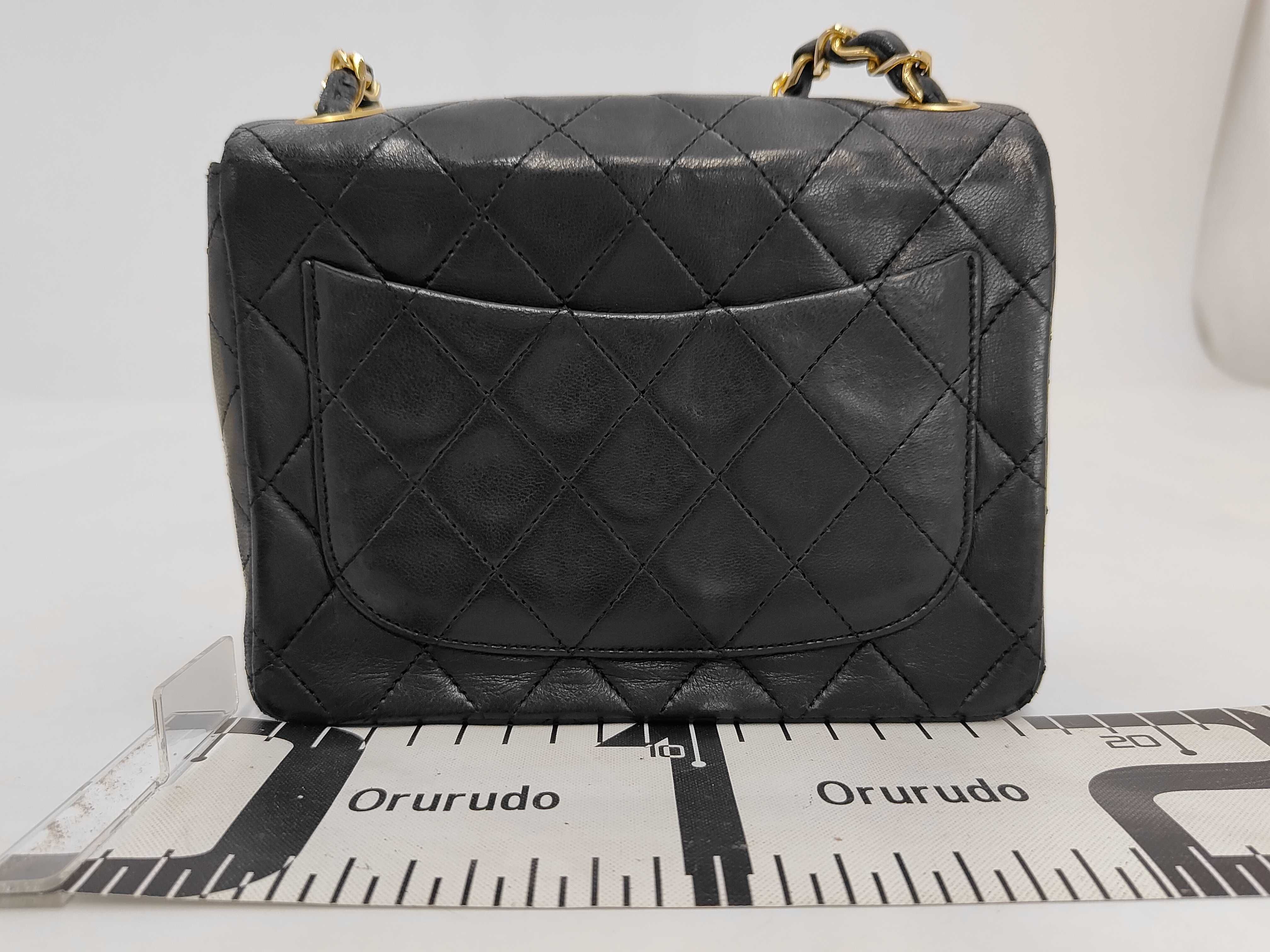 Lambskin Mini Matelassé Chain Shoulder Bag — view 2