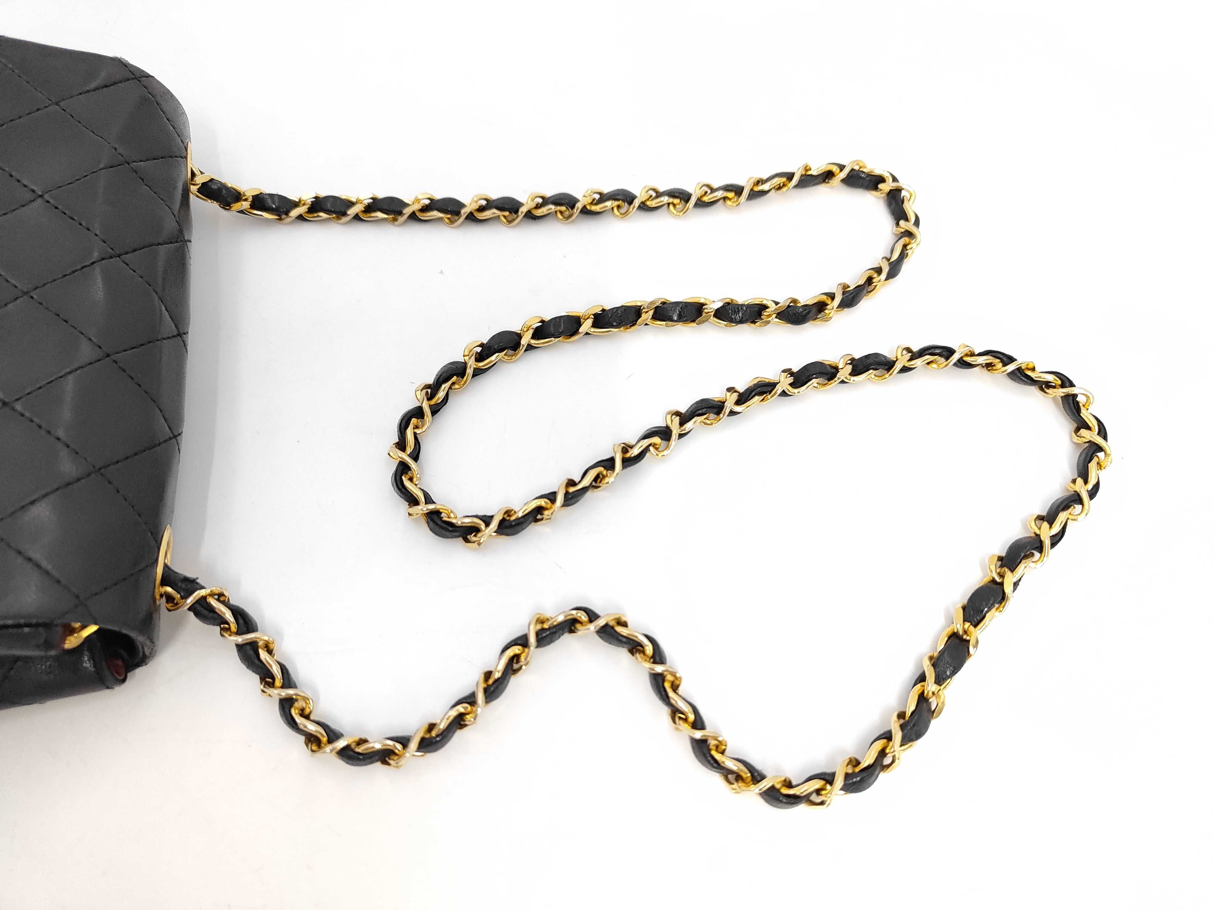Lambskin Mini Matelassé Chain Shoulder Bag — view 4