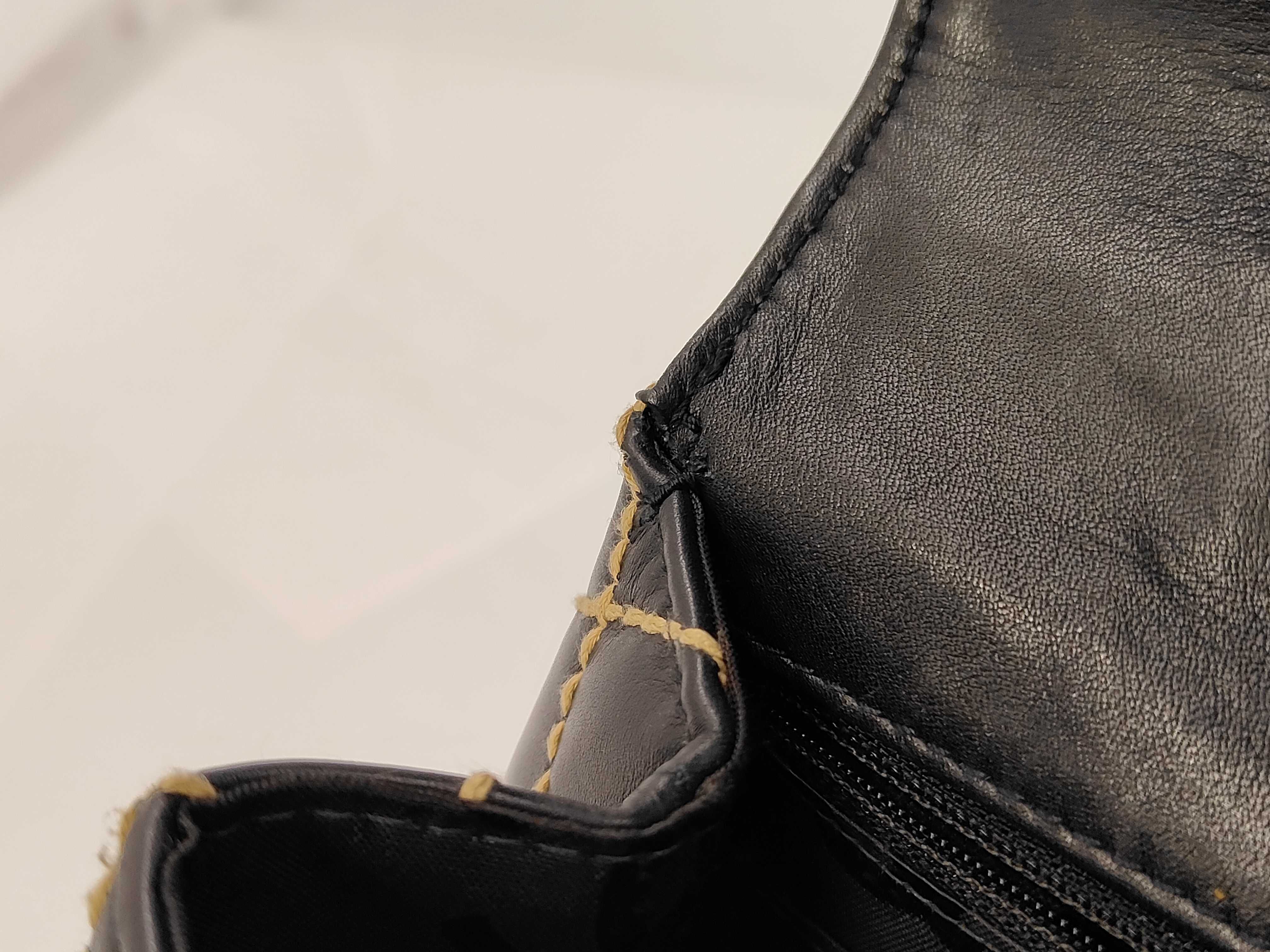 Matelassé 30 Wild Stitch Kelly-style Black Handbag (Serial Number 9) — view 12