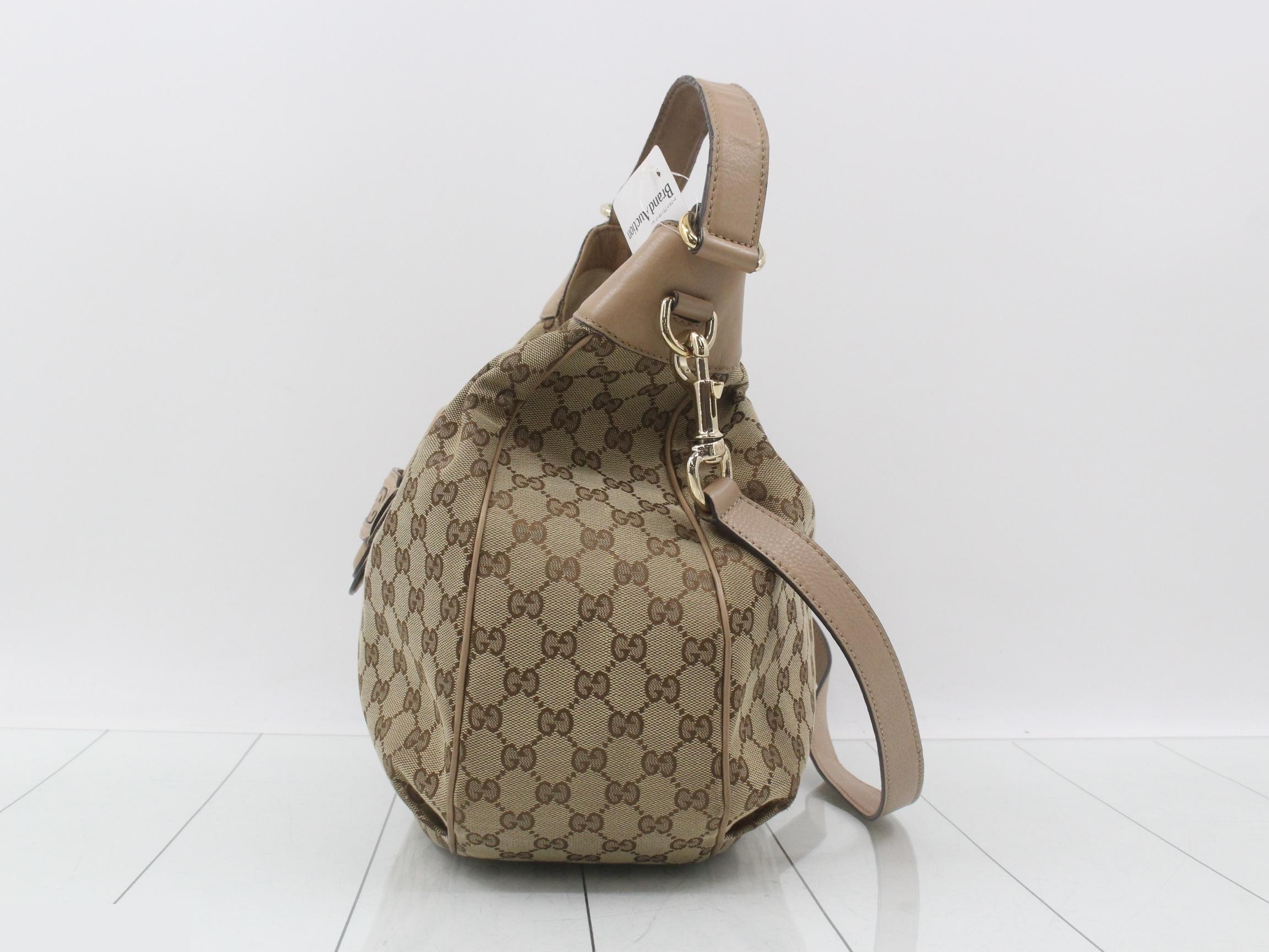 GG Canvas Horsebit 2-Way Shoulder Bag — view 3