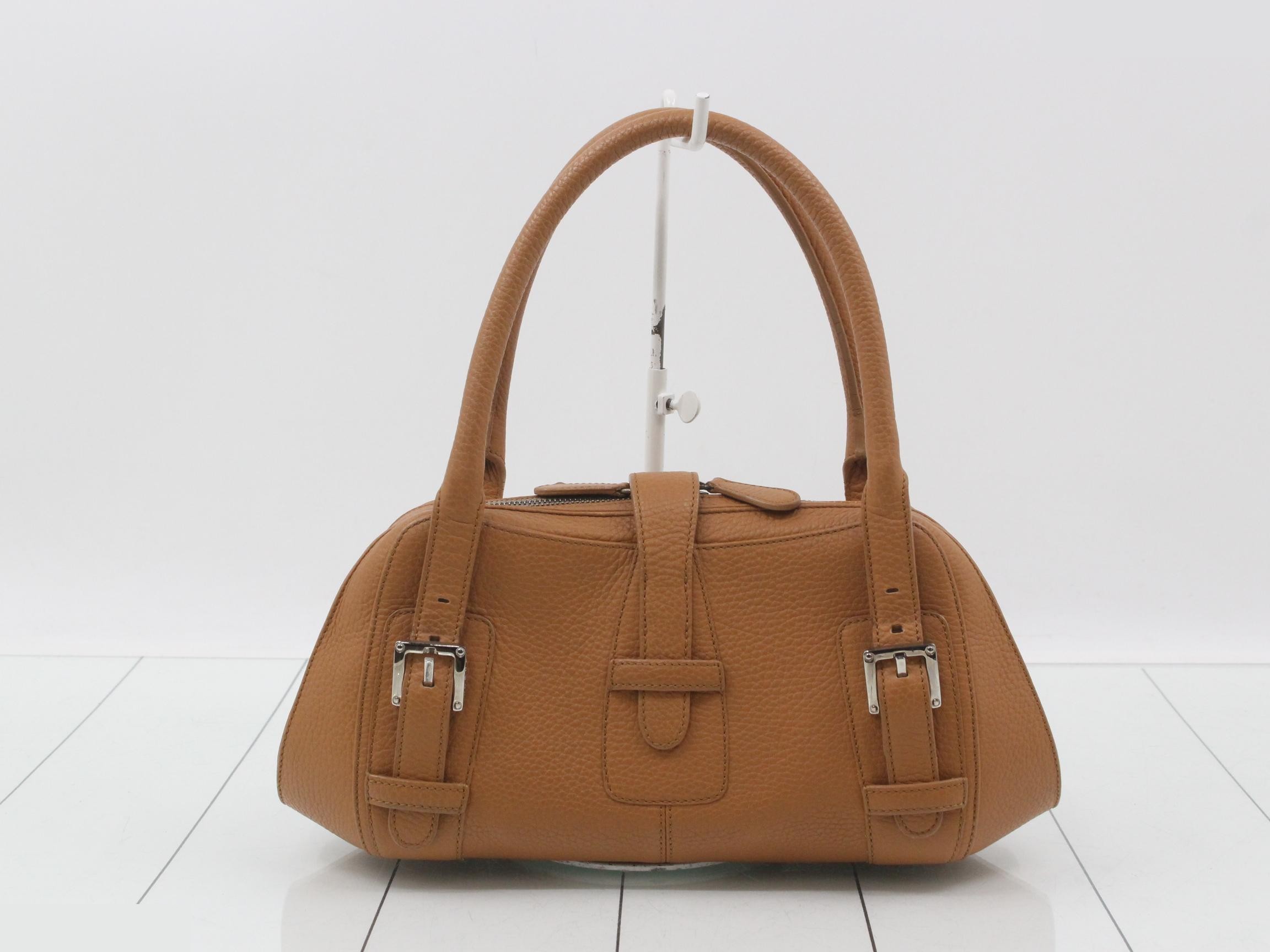 Senda Light Brown Leather Handbag — view 2