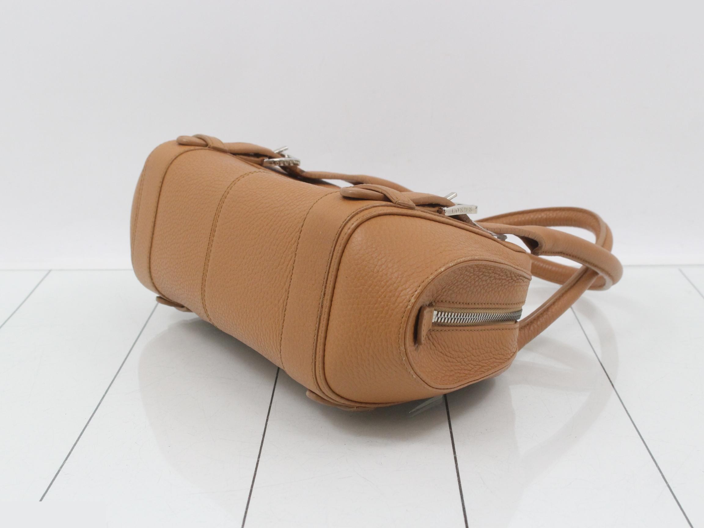 Senda Light Brown Leather Handbag — view 6