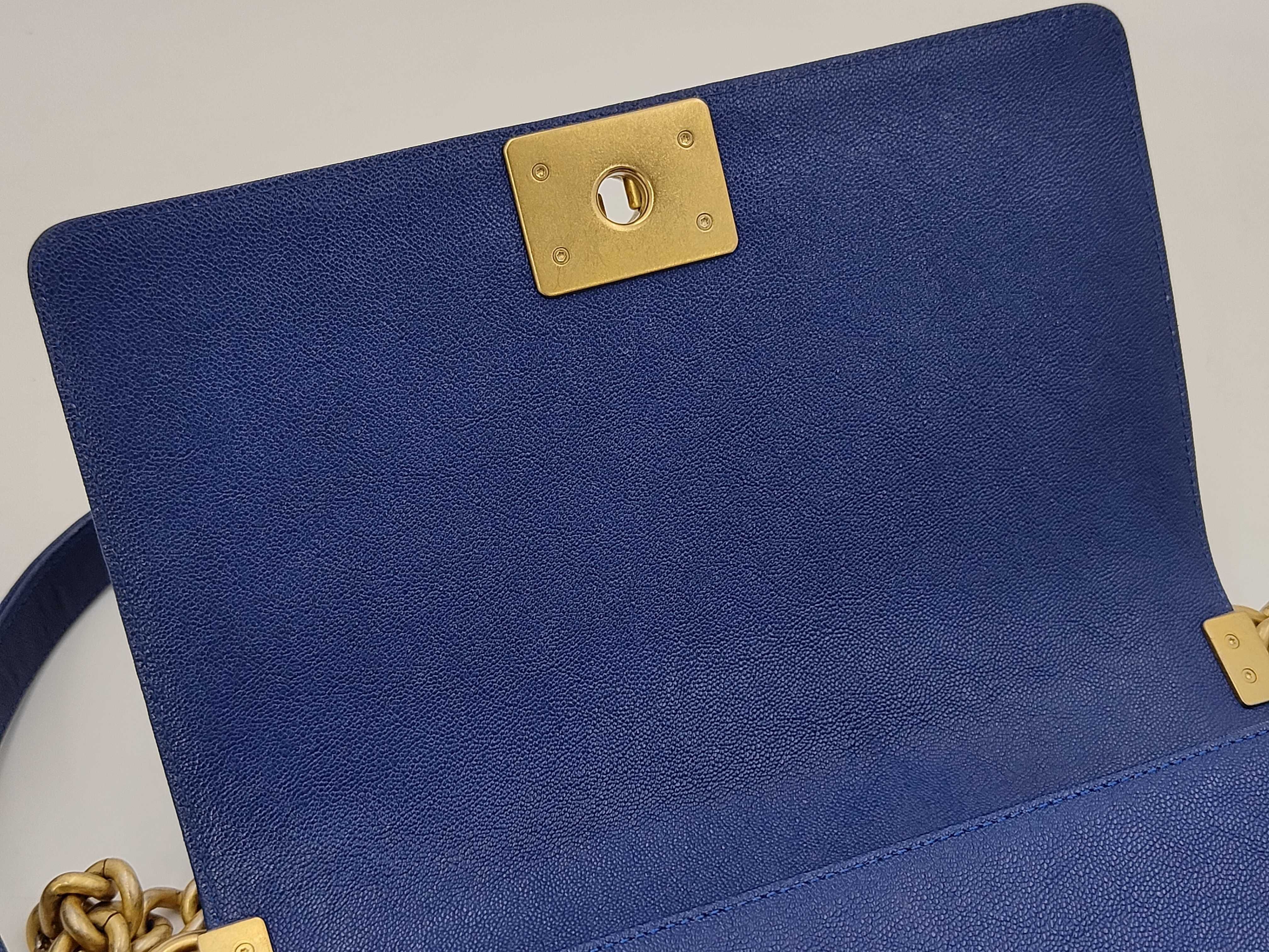 Blue Boy Caviar Skin Shoulder Bag 27911924 Shoulder Bag — view 11