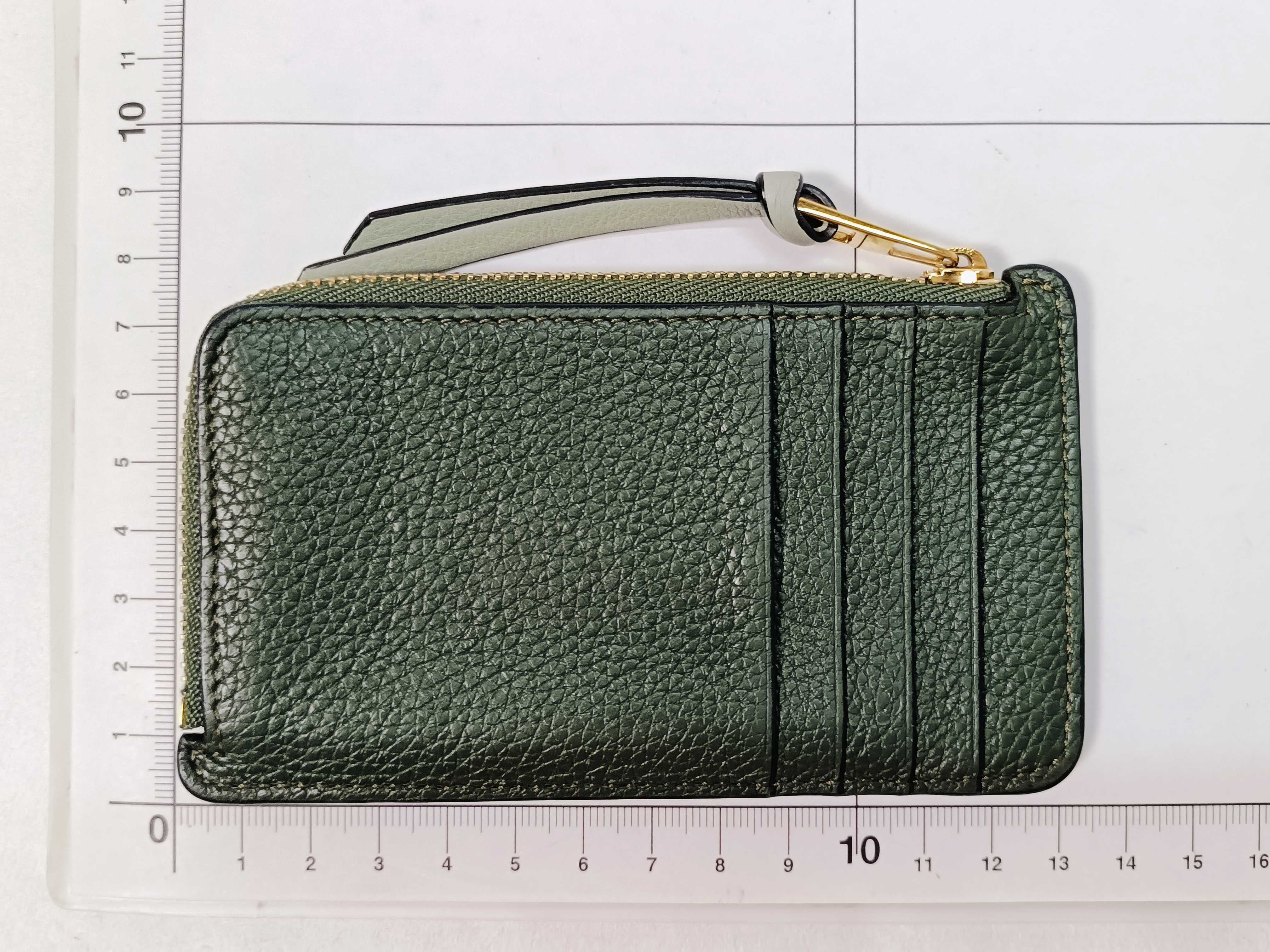 Coin Card Holder, Green, Card Case — view 2