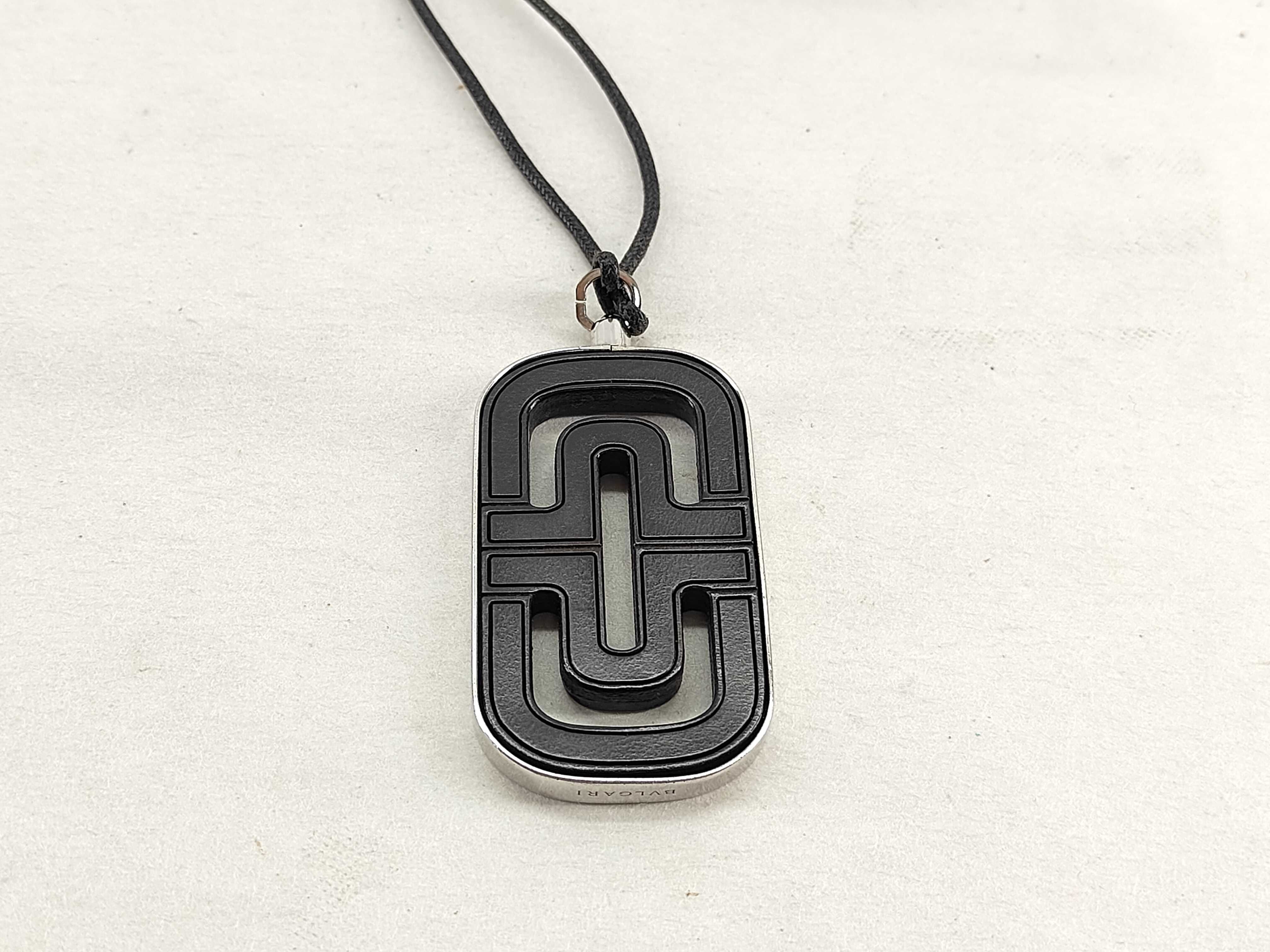 Parentesi Necklace, Leather, SV925, 29.2g — view 2