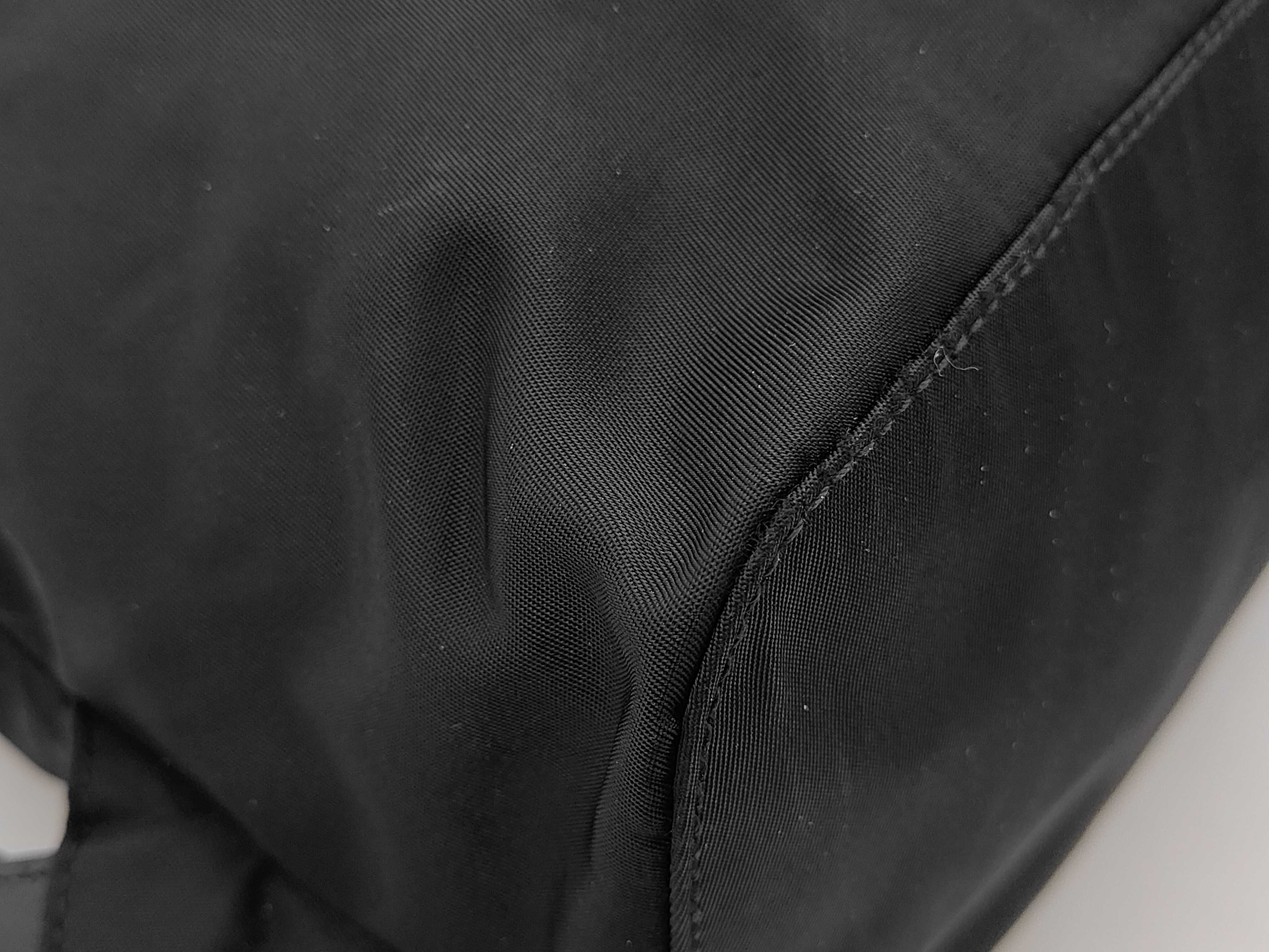 Nylon Triangle Logo Black Backpack — view 4