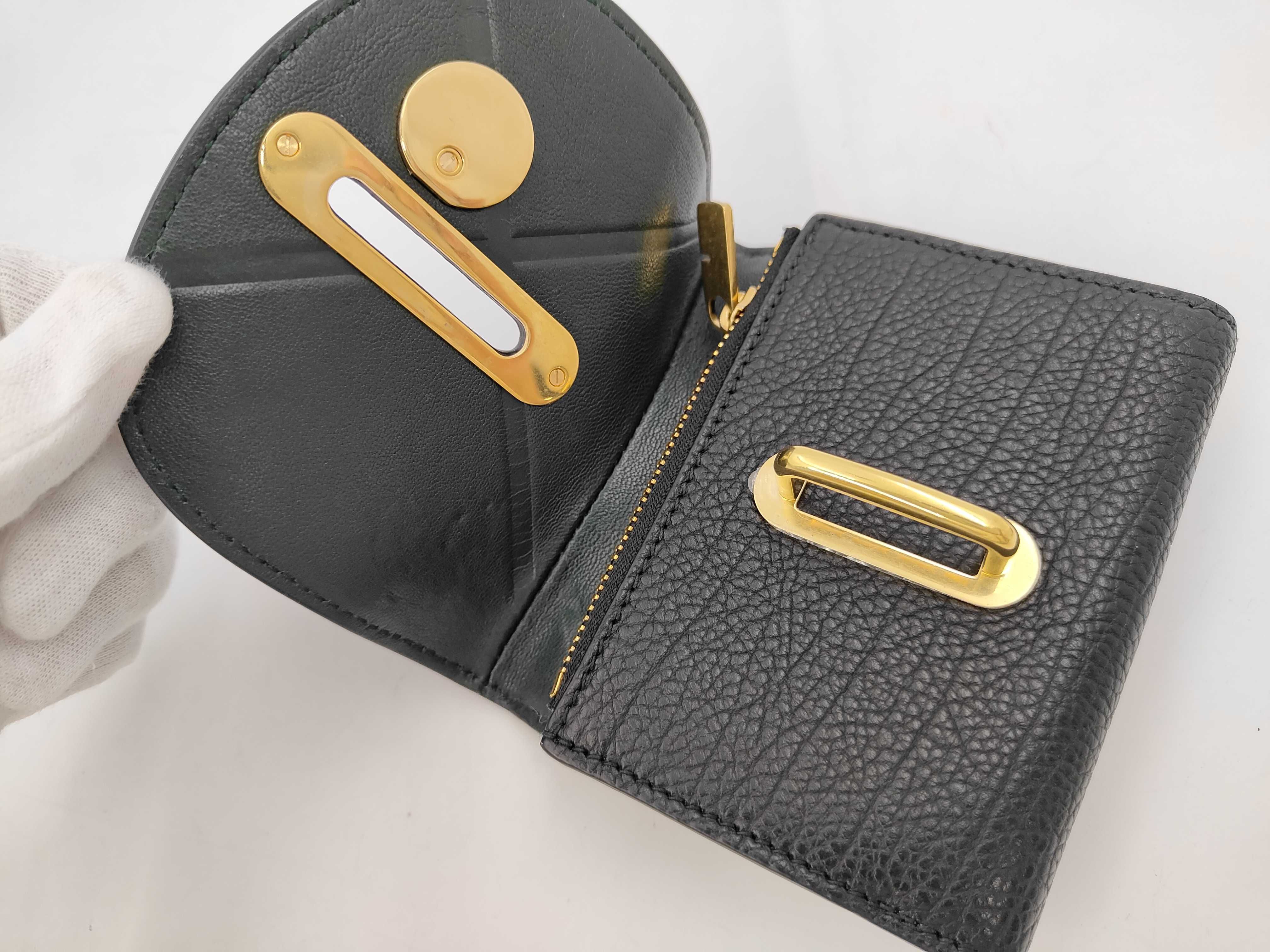 Rocking Horse Tri-fold Wallet, Compact Wallet, Black — view 8