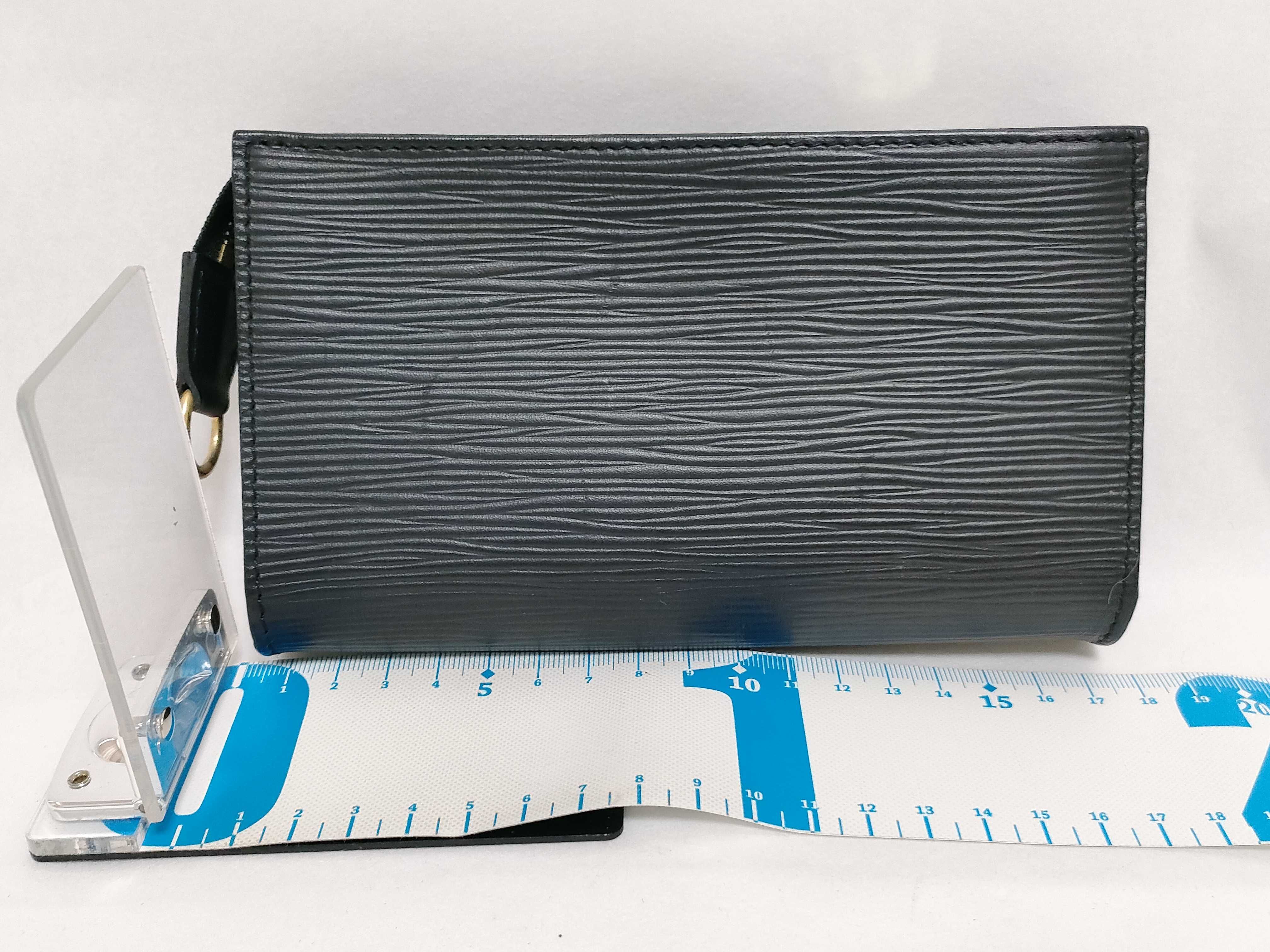 Epi Leather Pouch (Black) — view 2