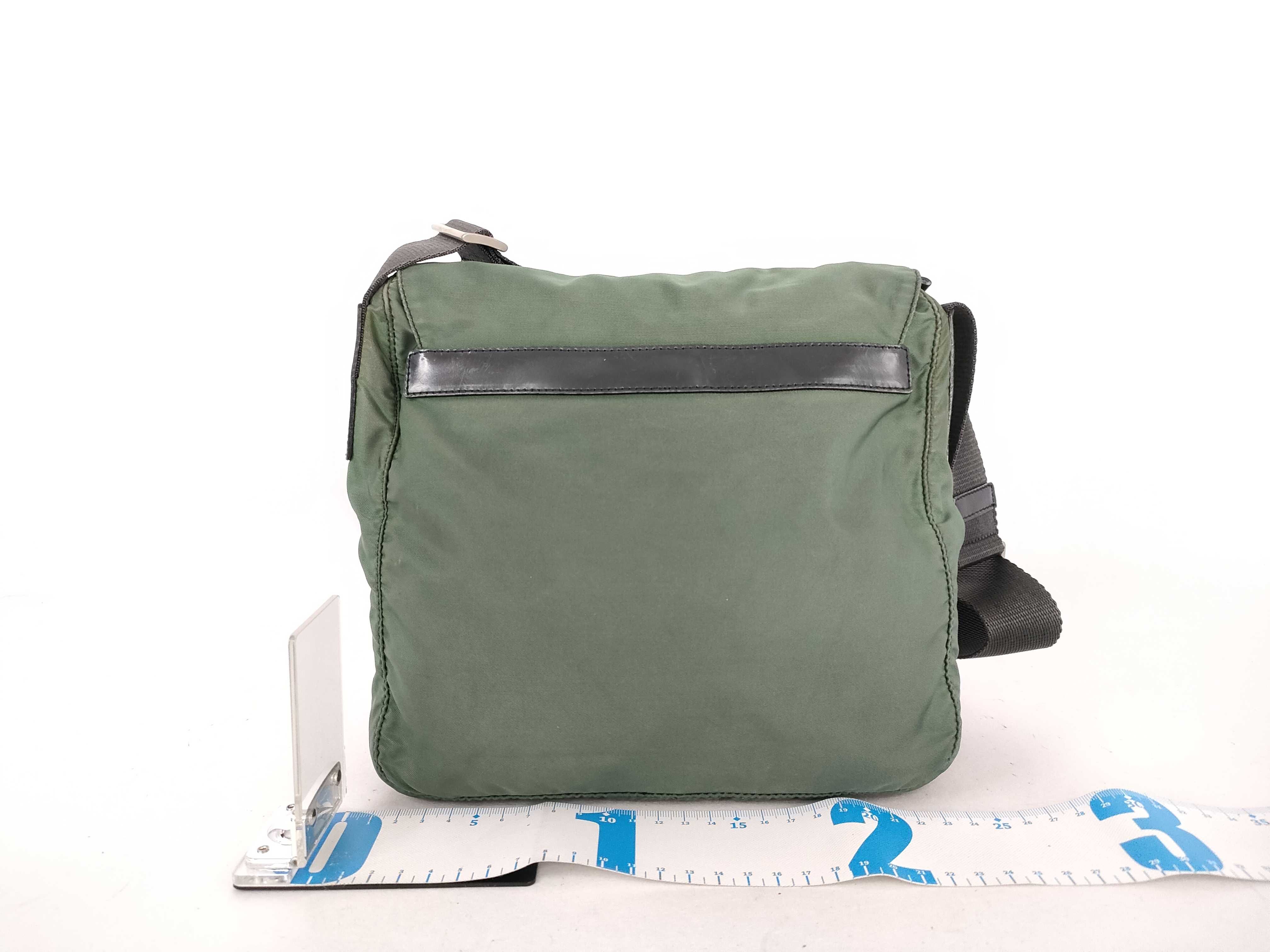 Nylon Shoulder Bag, Khaki Nylon Shoulder Bag — view 2