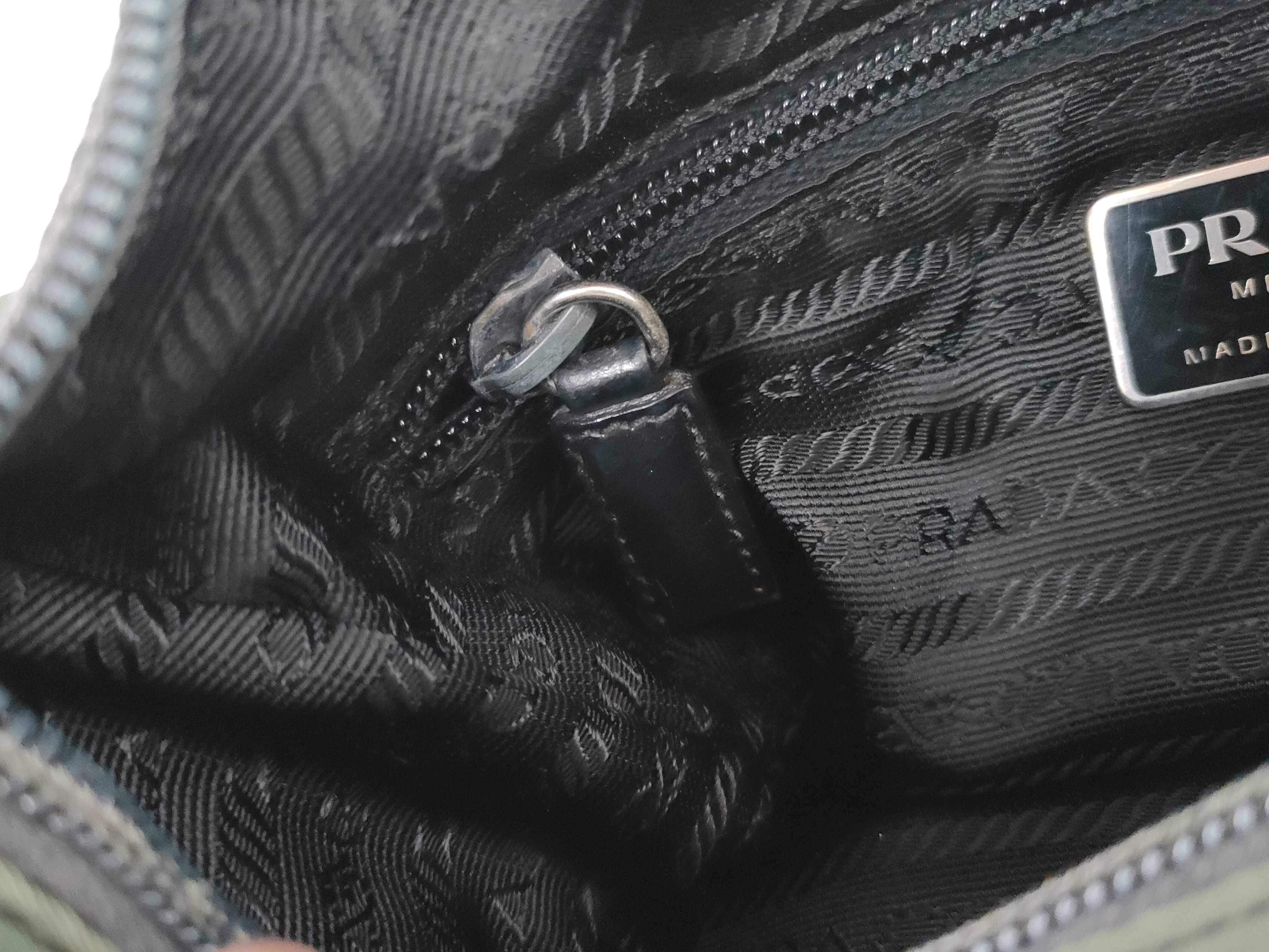 Nylon Shoulder Bag, Khaki Nylon Shoulder Bag — view 12