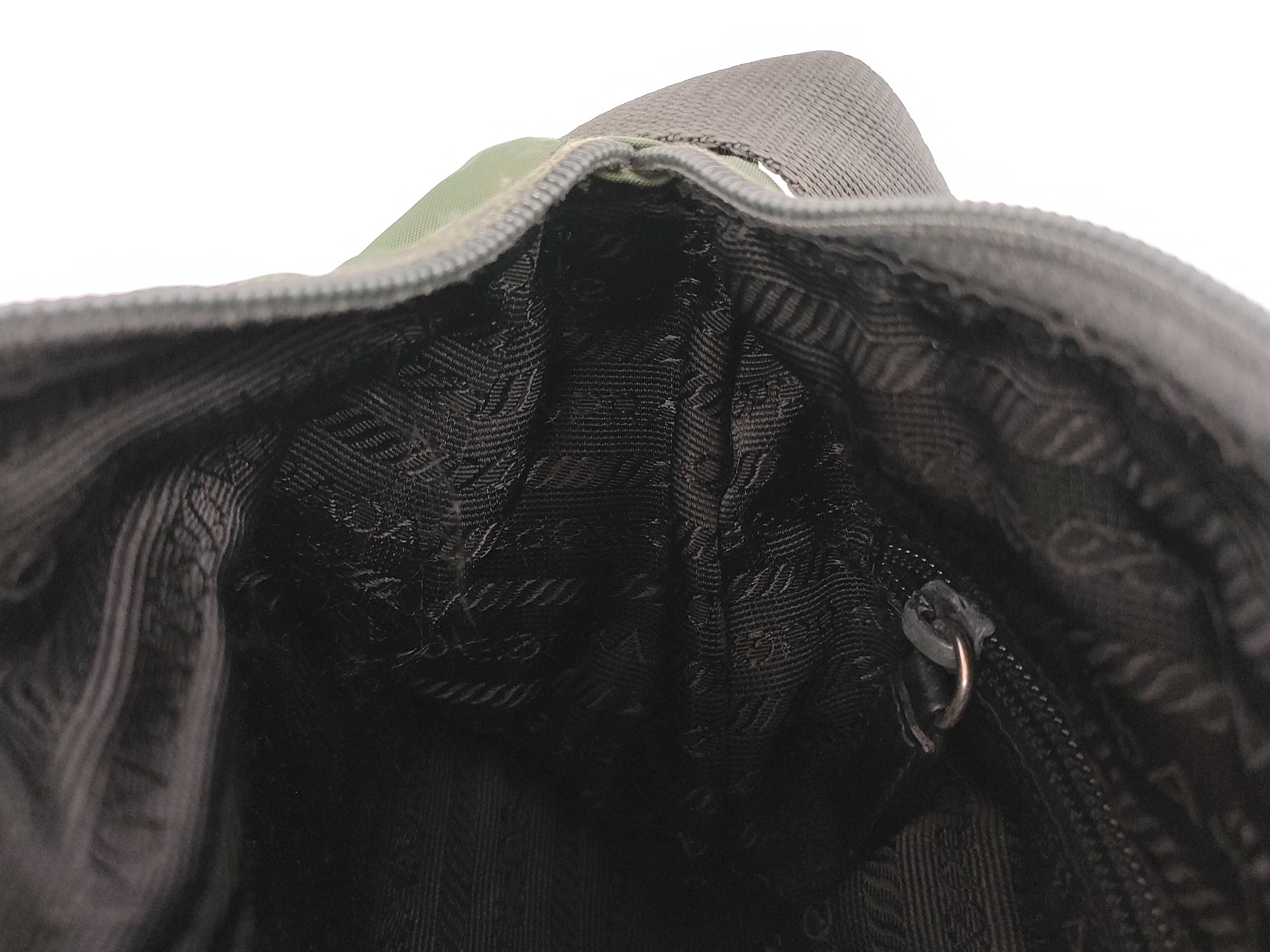 Nylon Shoulder Bag, Khaki Nylon Shoulder Bag — view 13