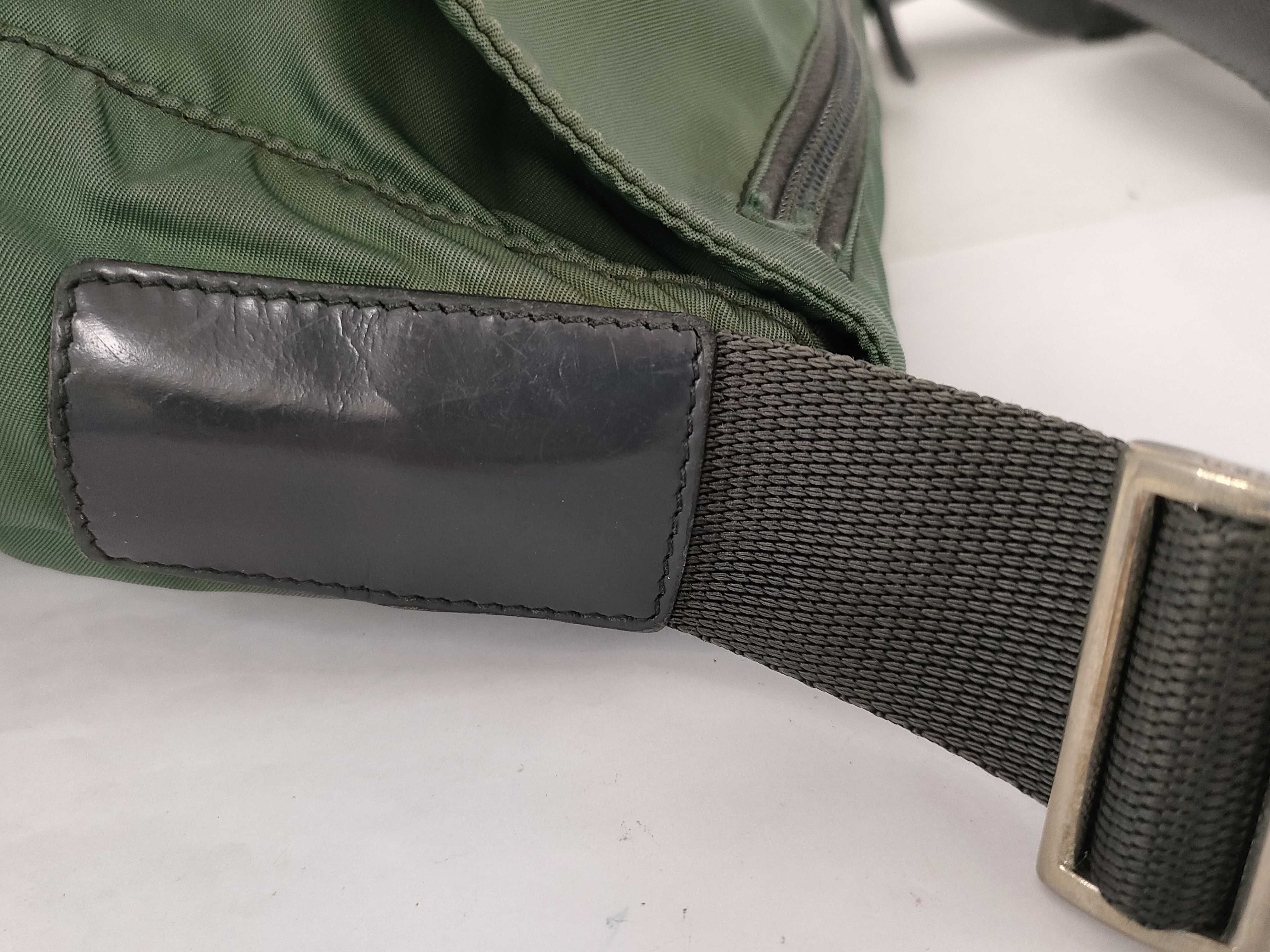 Nylon Shoulder Bag, Khaki Nylon Shoulder Bag — view 5