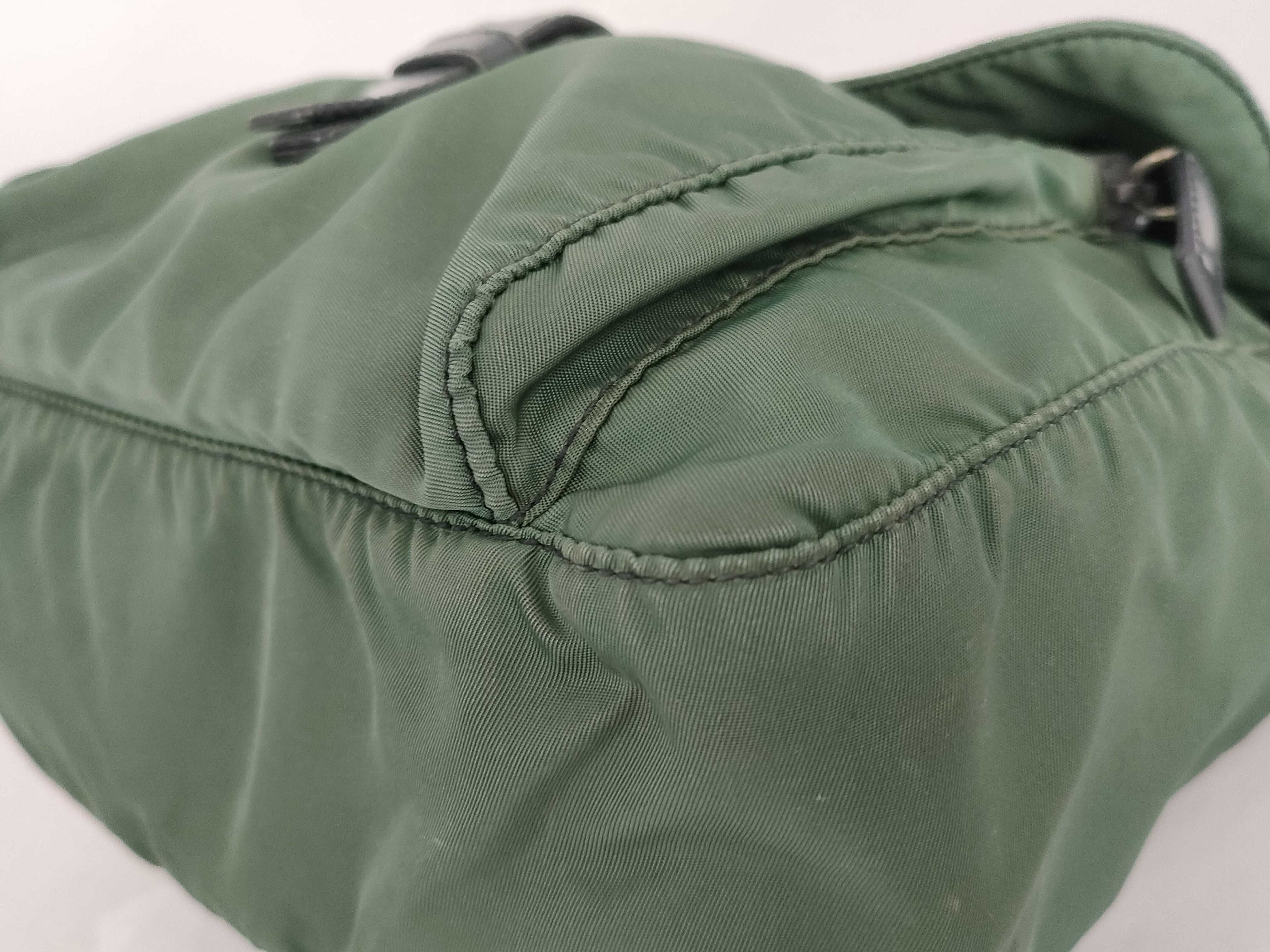 Nylon Shoulder Bag, Khaki Nylon Shoulder Bag — view 6