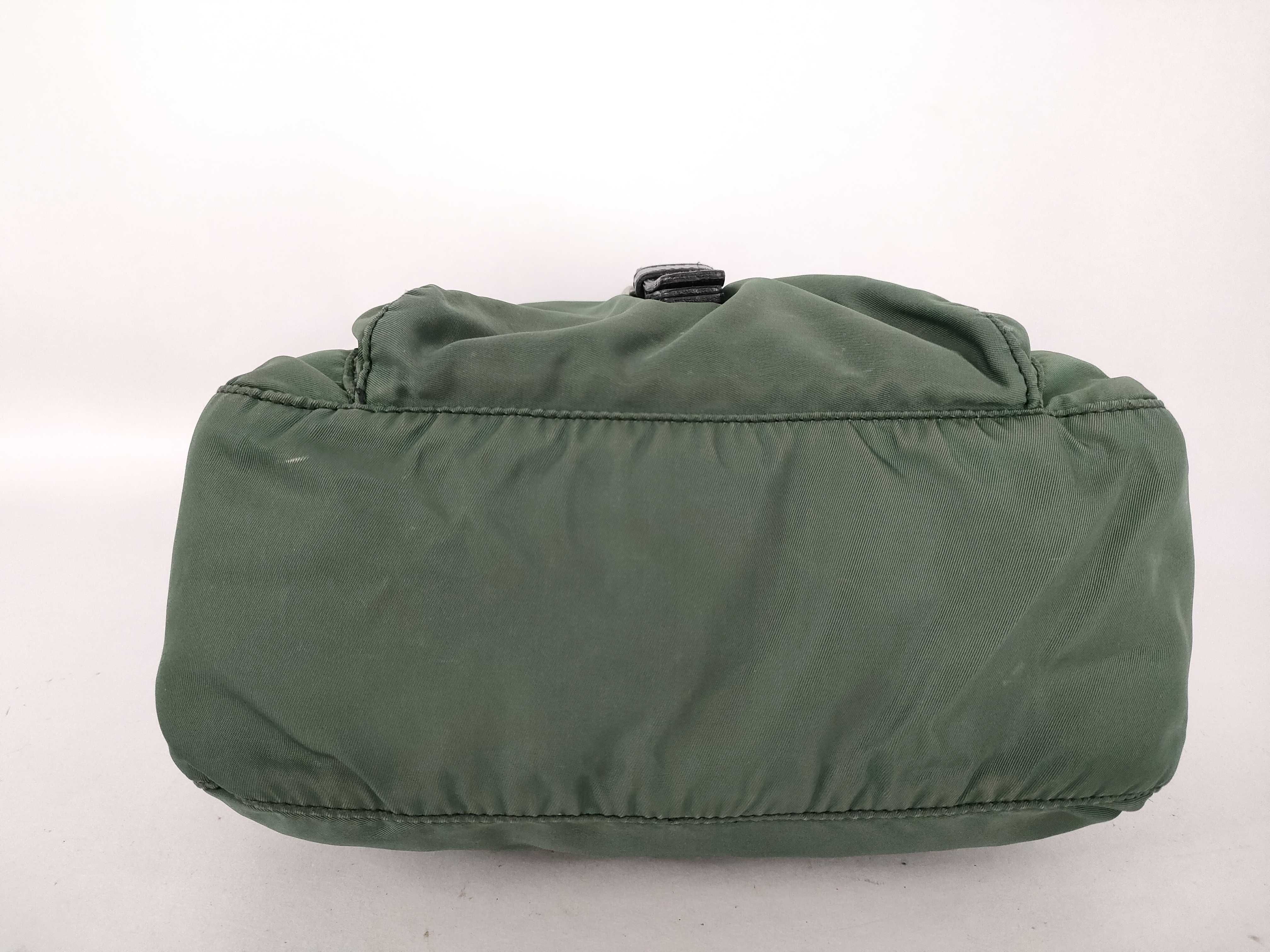 Nylon Shoulder Bag, Khaki Nylon Shoulder Bag — view 7