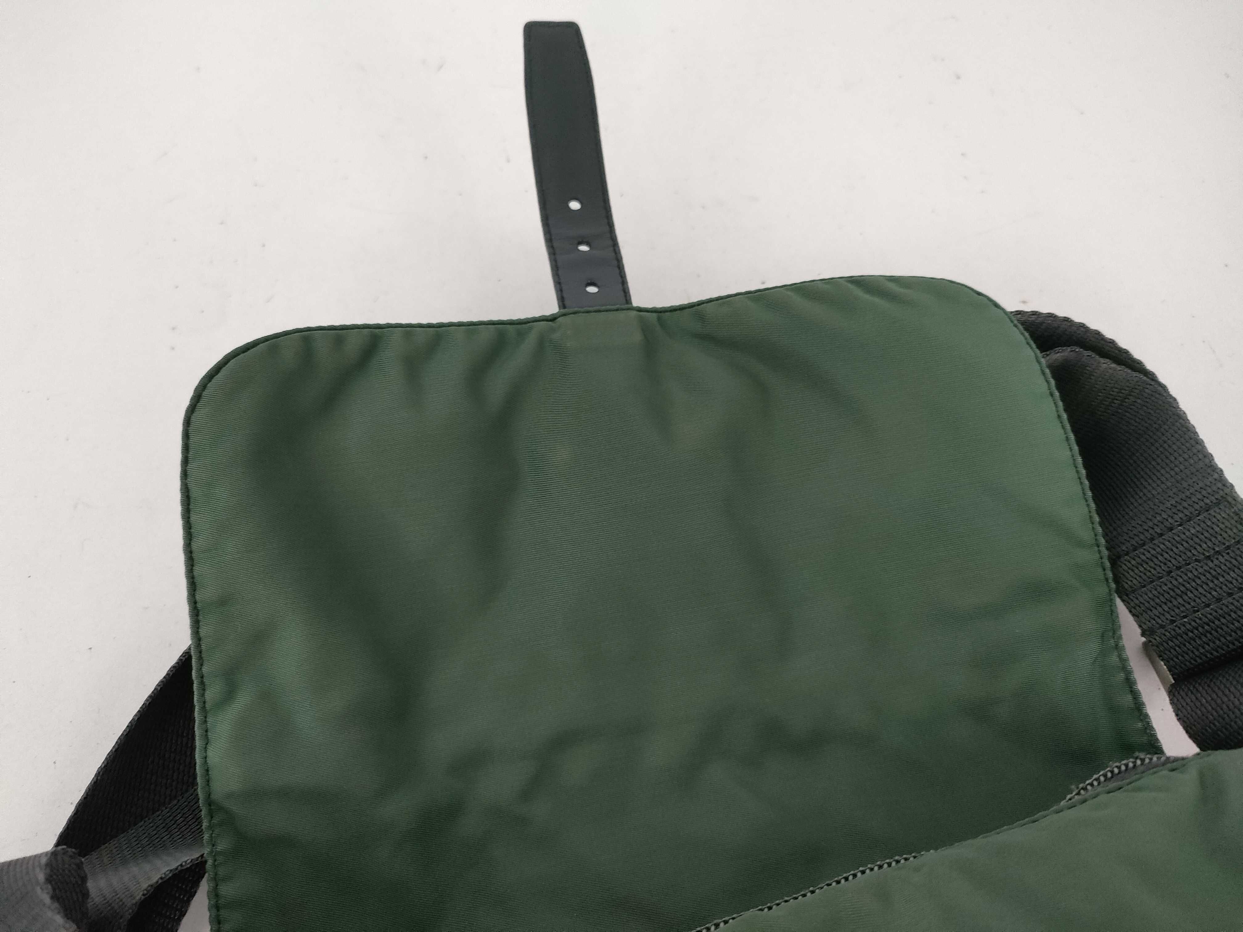 Nylon Shoulder Bag, Khaki Nylon Shoulder Bag — view 8