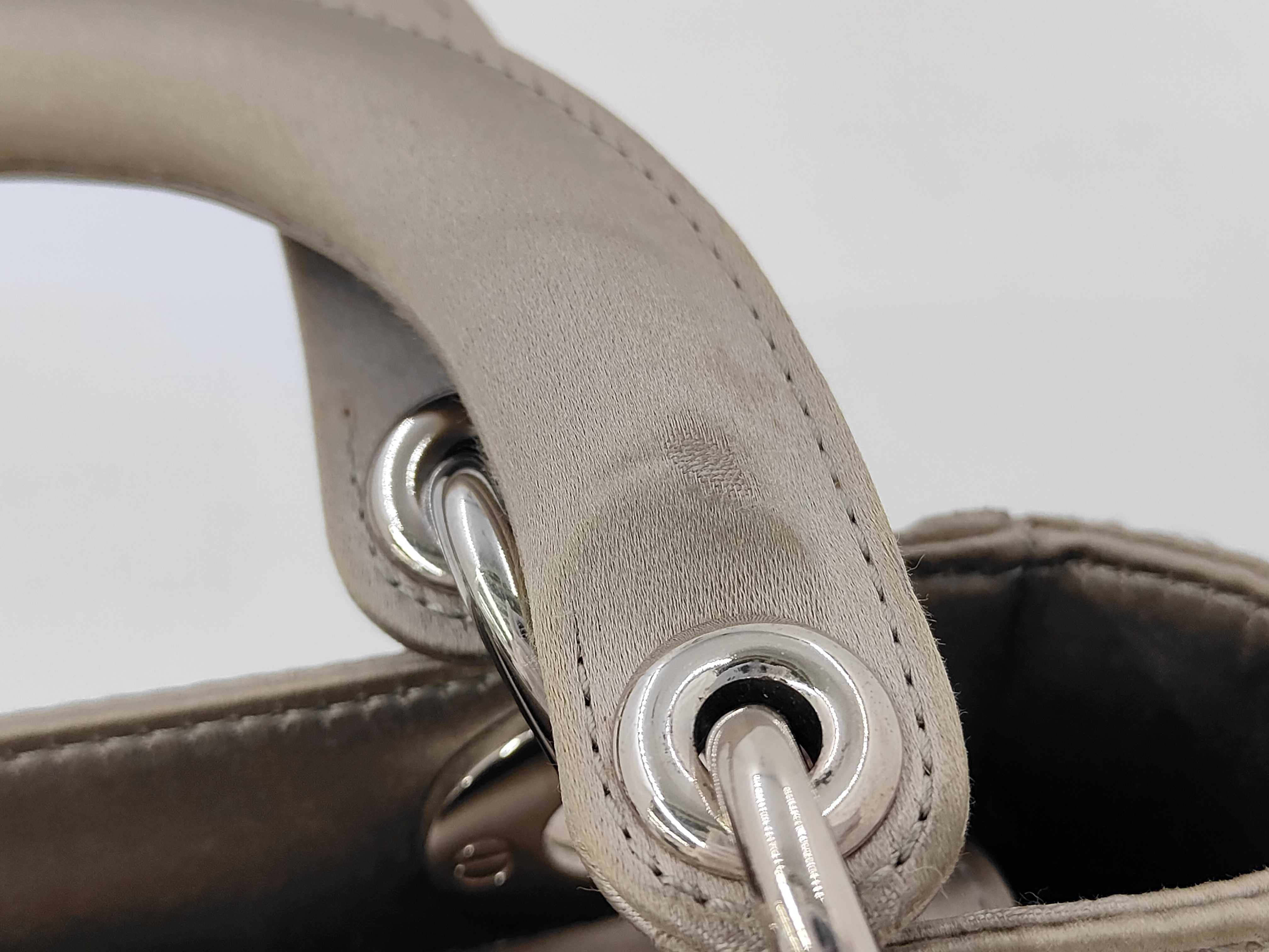 Lady Grey Cannage Satin Shoulder Bag/Handbag — view 9