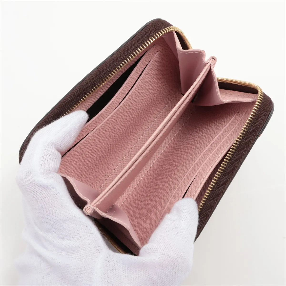 Monogram Zippy Coin Purse M62310 TS4157 Brown Coin Case — view 3