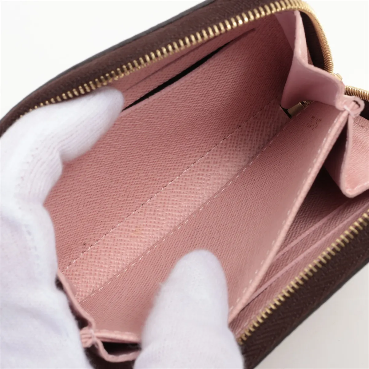 Monogram Zippy Coin Purse M62310 TS4157 Brown Coin Case — view 4