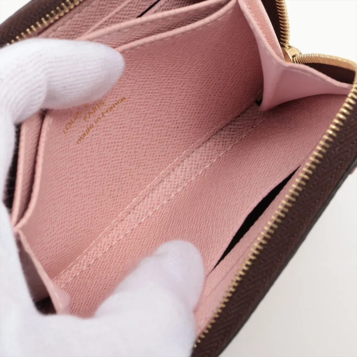 Monogram Zippy Coin Purse M62310 TS4157 Brown Coin Case — view 5
