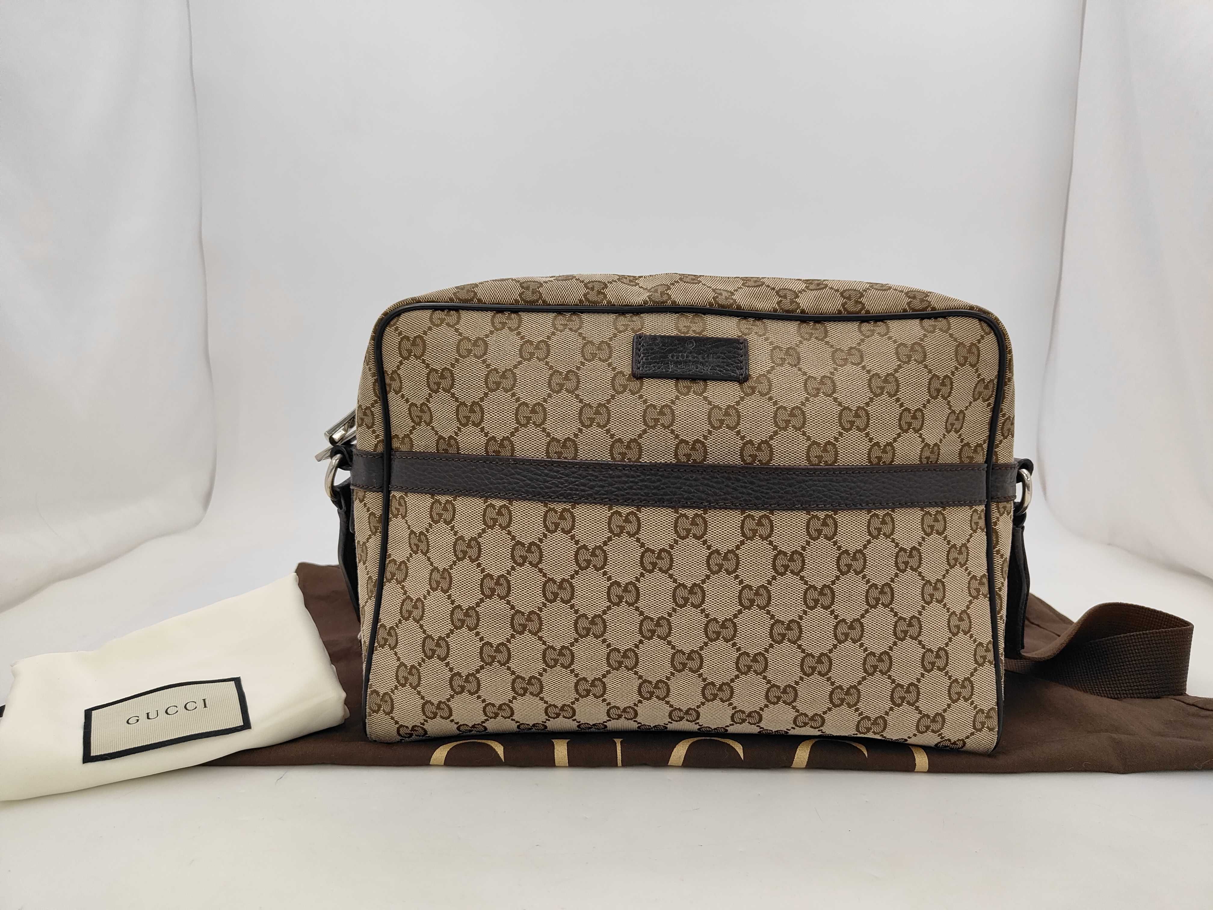 GG Supreme Canvas Messenger Bag (Shoulder Bag)