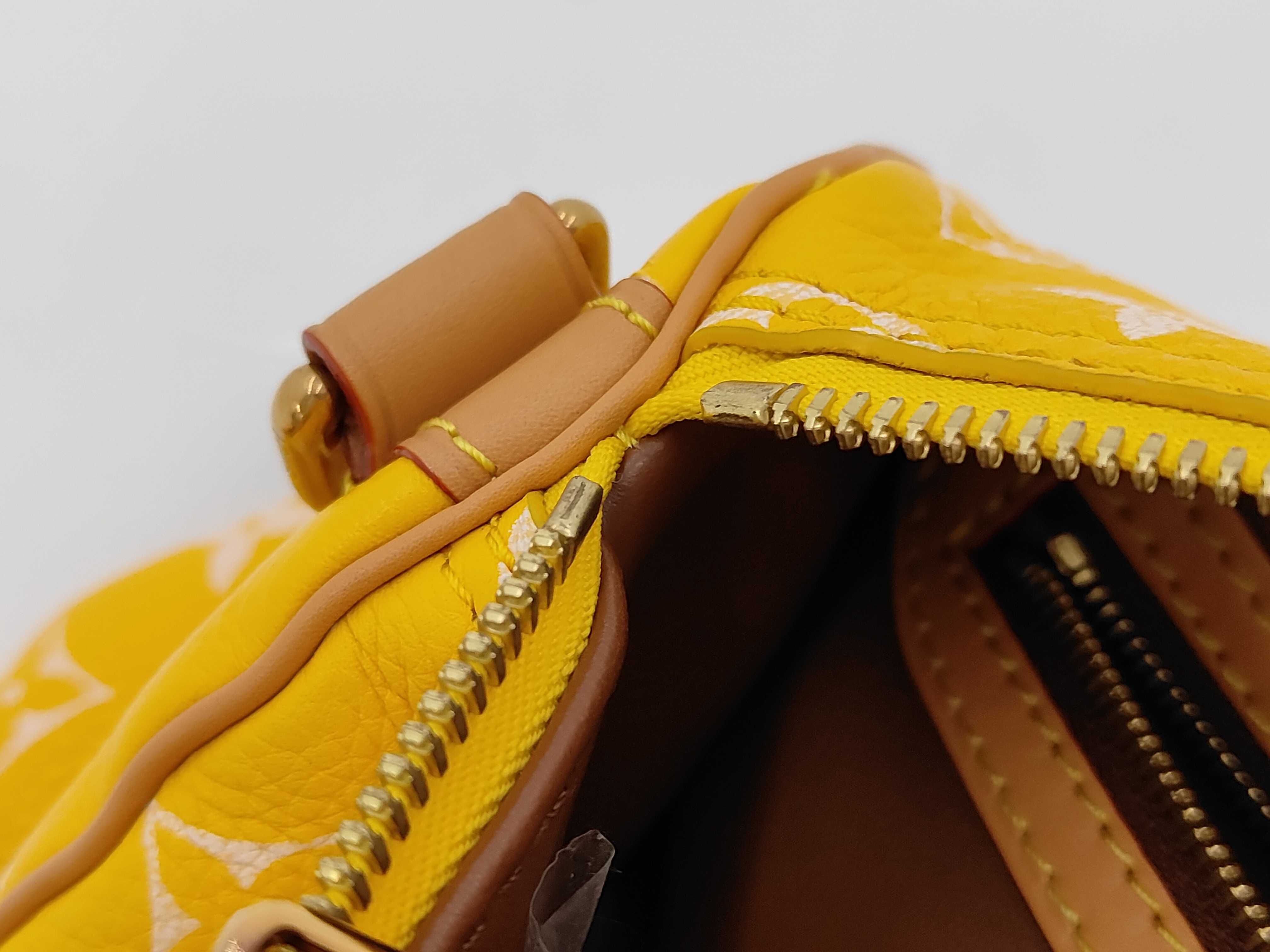 Monogram Speedy P9 Yellow Handbag — view 13